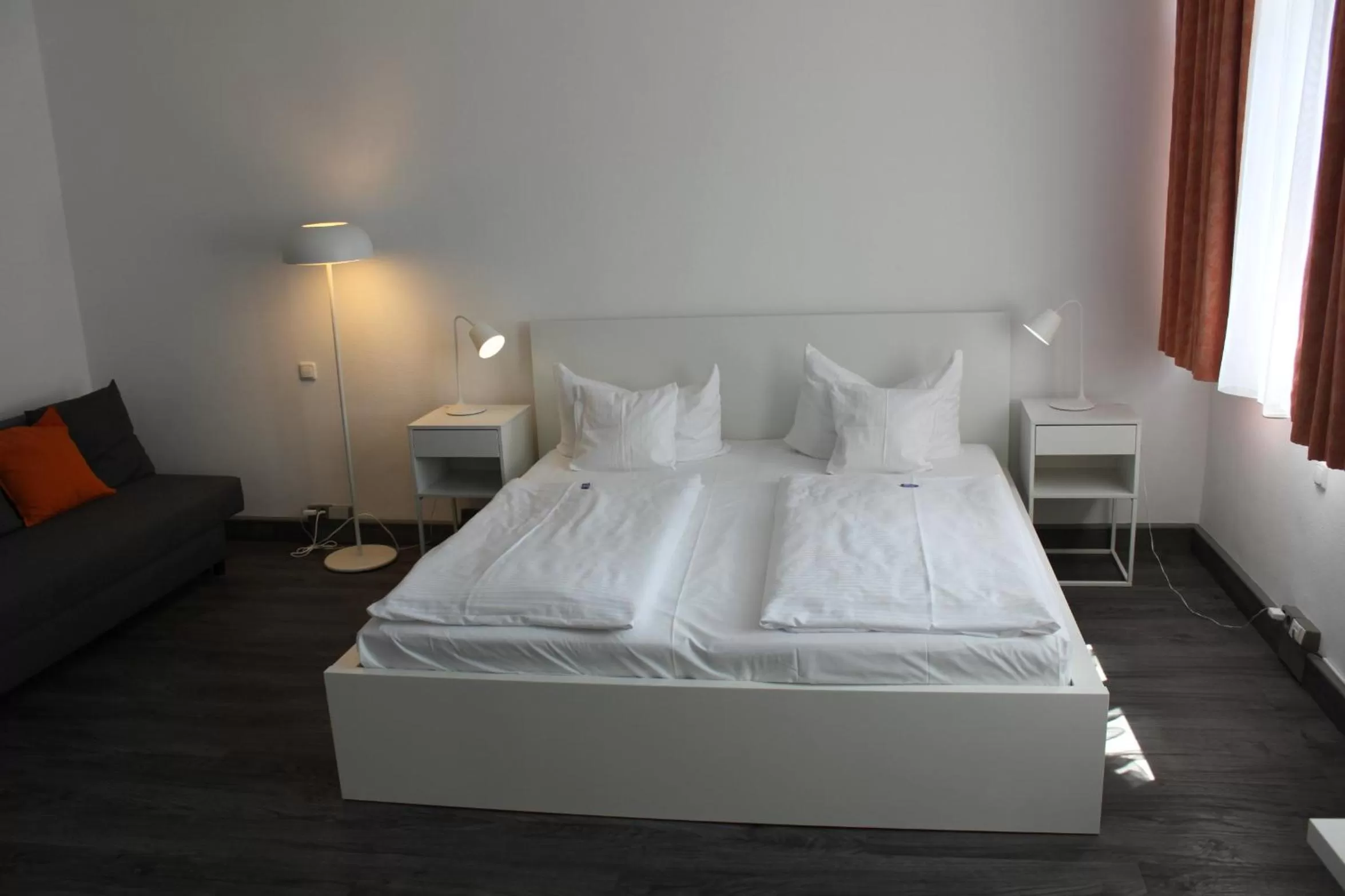 Photo of the whole room, Bed in Hotel Am Römerwall