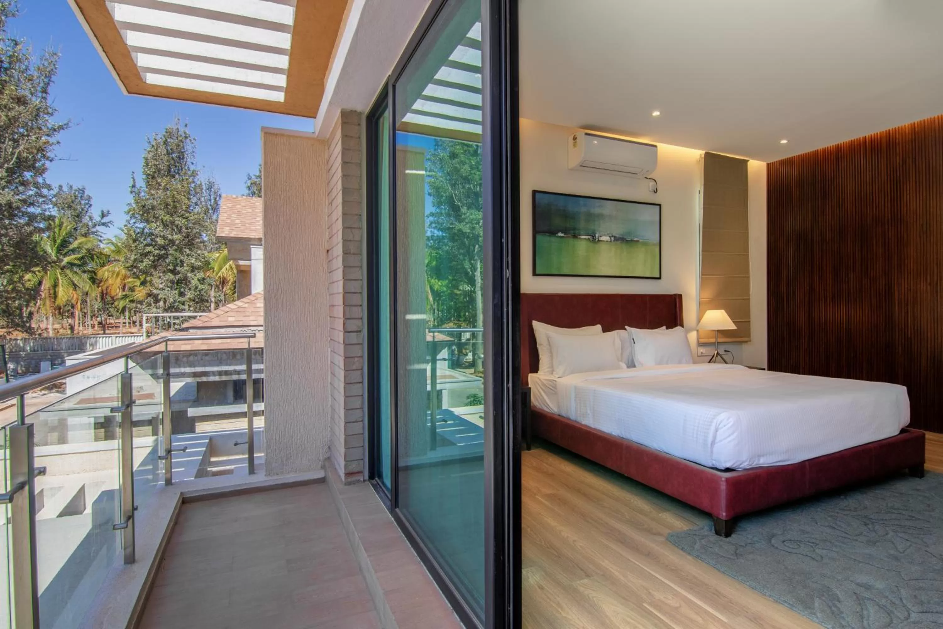 Patio, Bed in Signature Club Resort