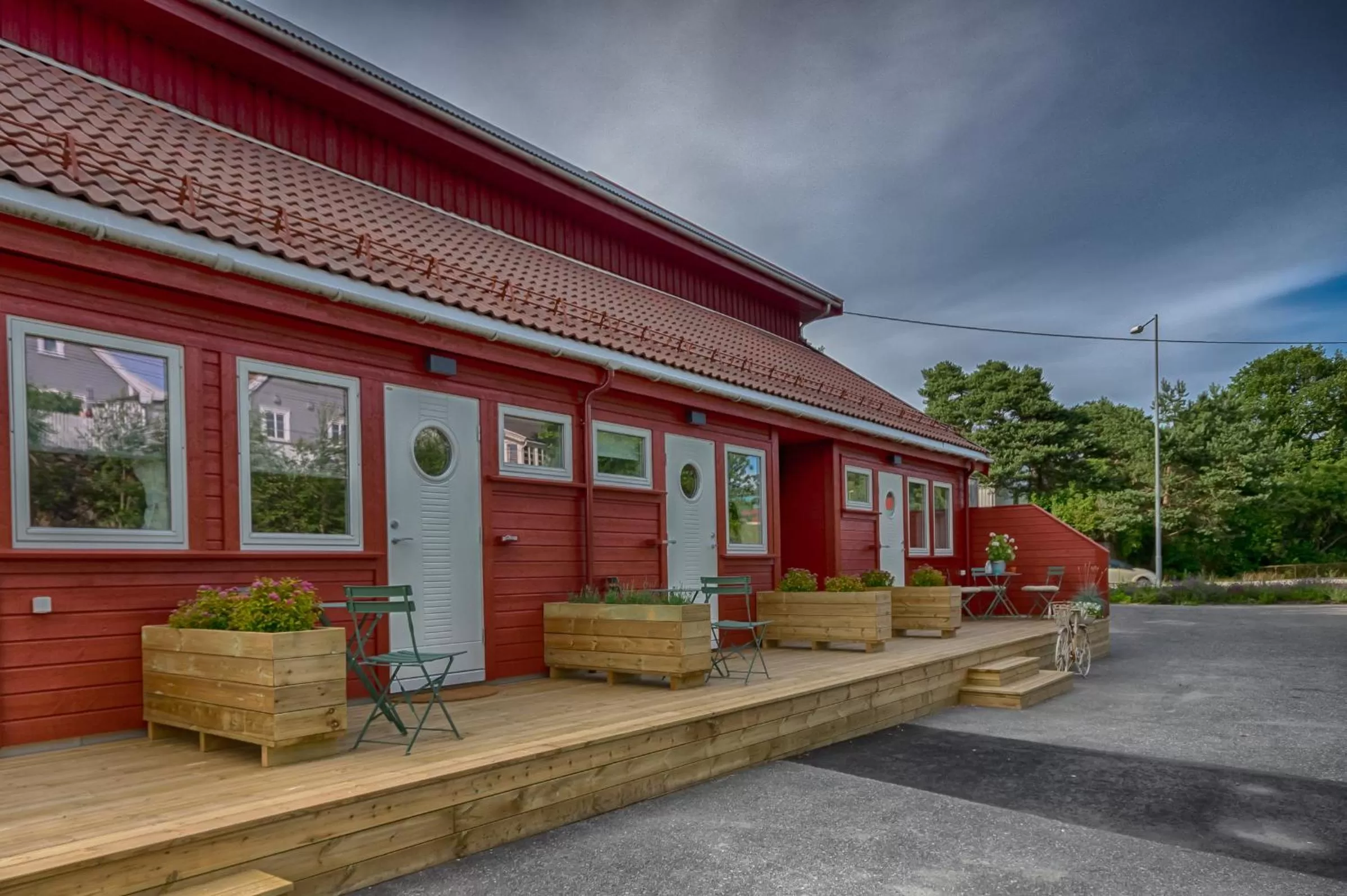 Property building in Krøgeneslåven Microtel