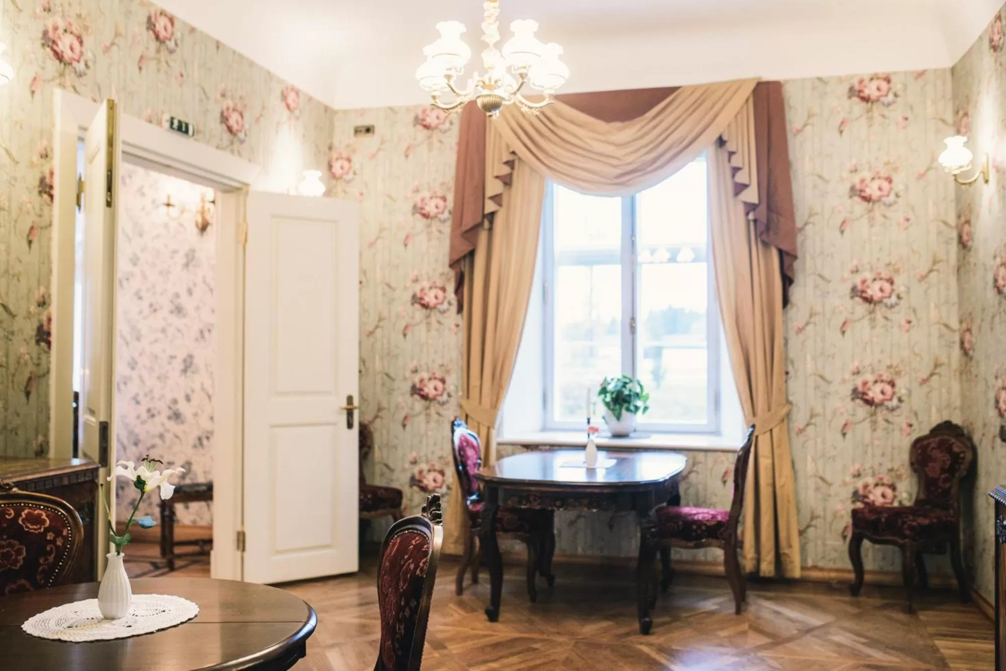 Seating area in Padise Manor