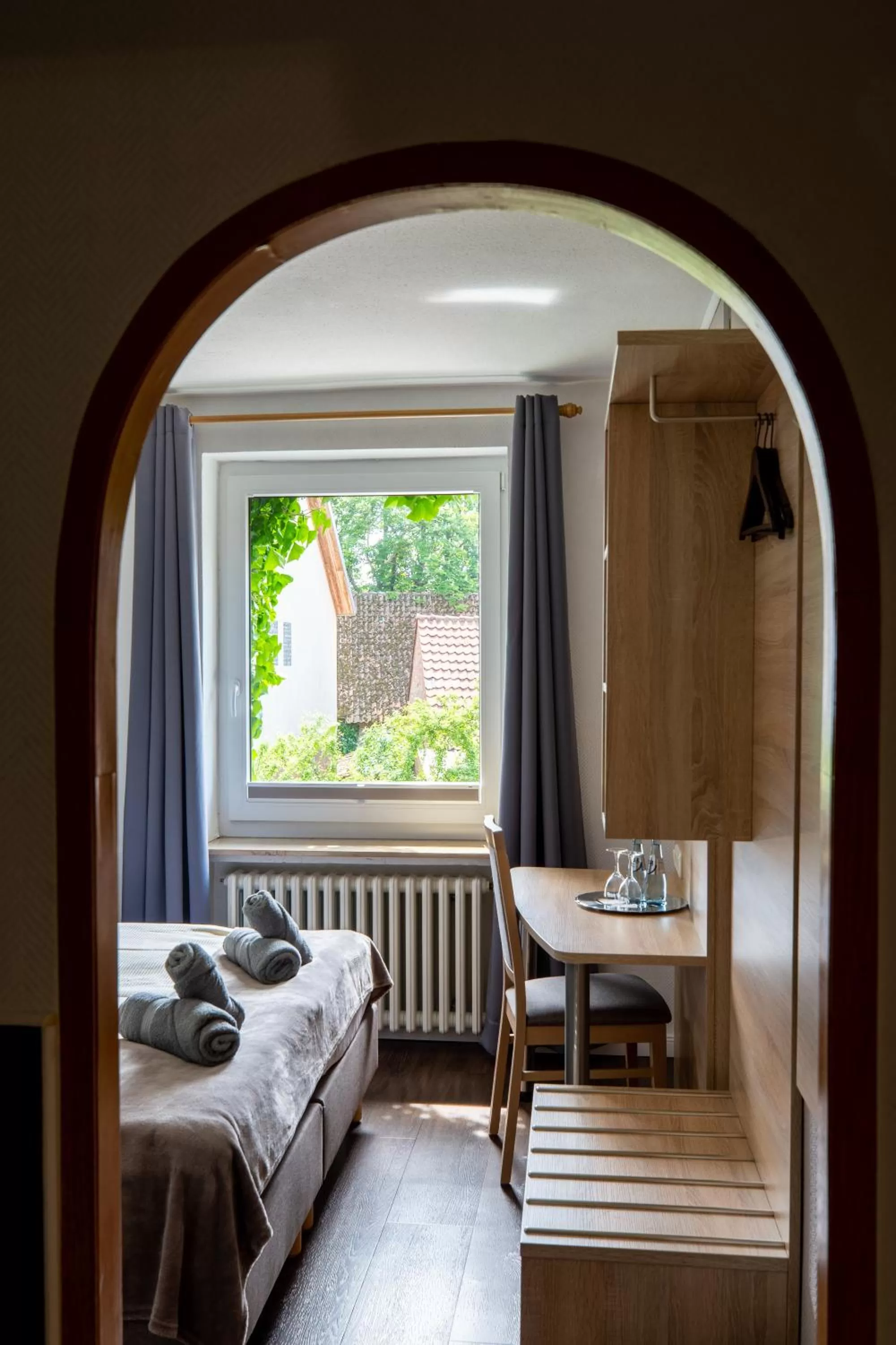 Bed in Hotel Steyerberger Hof