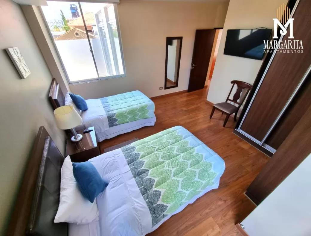 Bed in Margarita Apartamentos