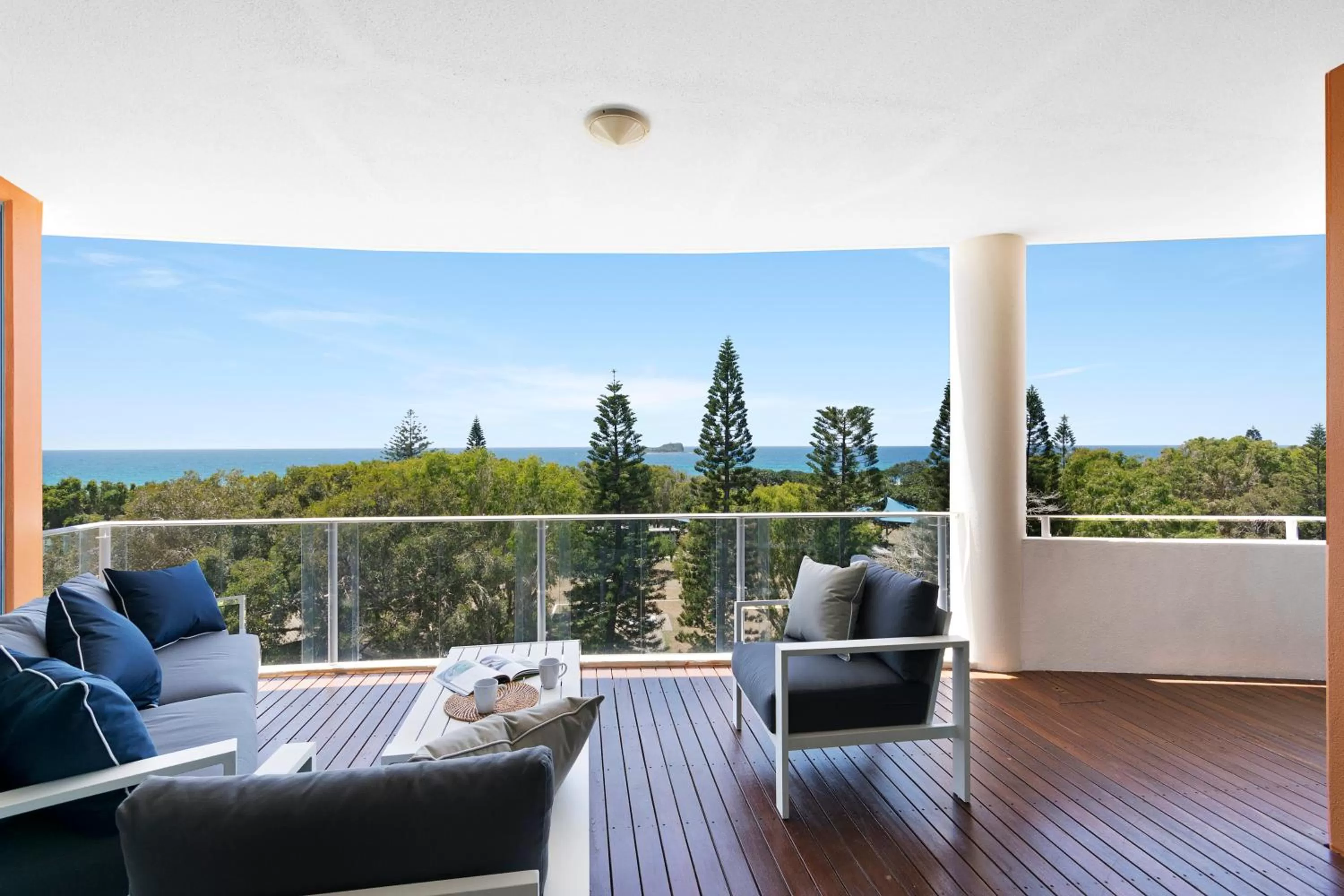 Patio in Santorini Twin Waters