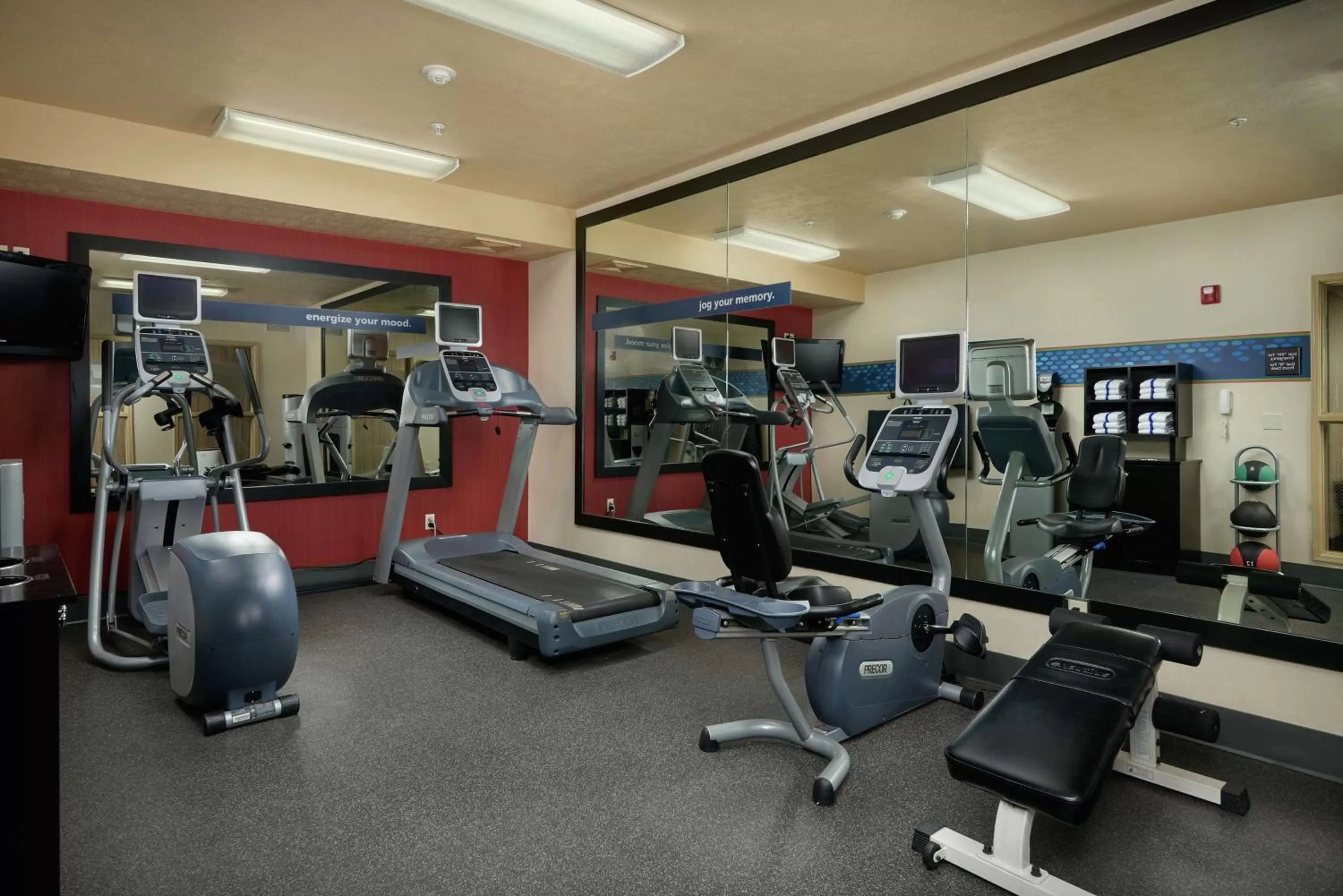Fitness centre/facilities in Hampton Inn Helena