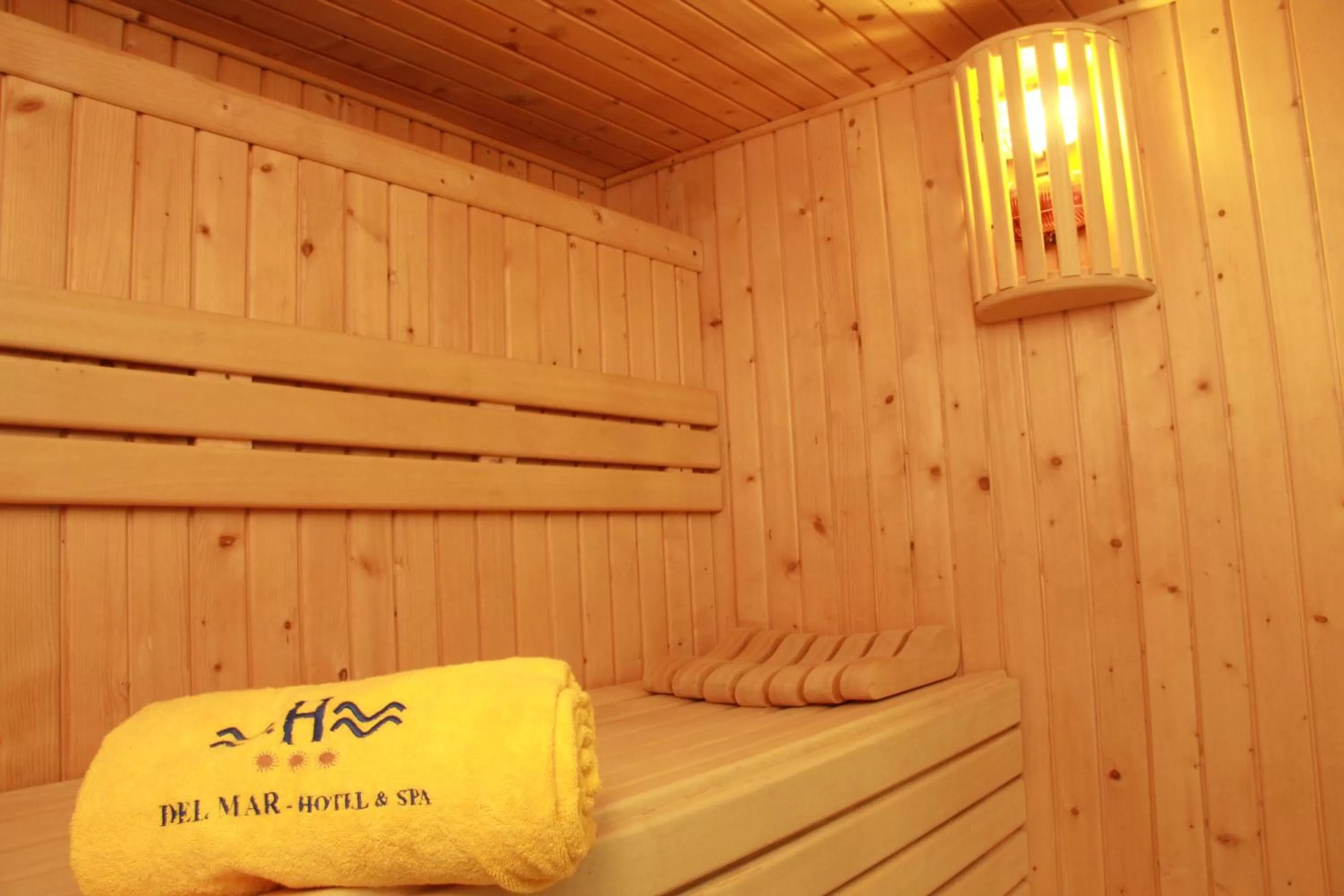 Sauna in Del Mar Hotel & Spa