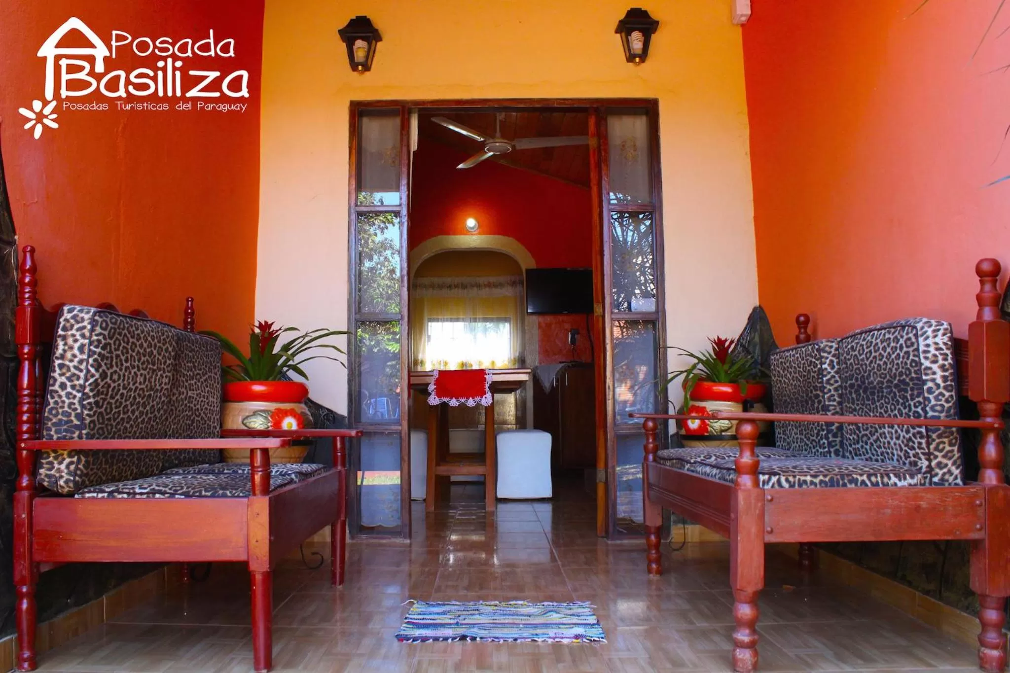 Lobby or reception in Posada Basiliza, Encarnación PY