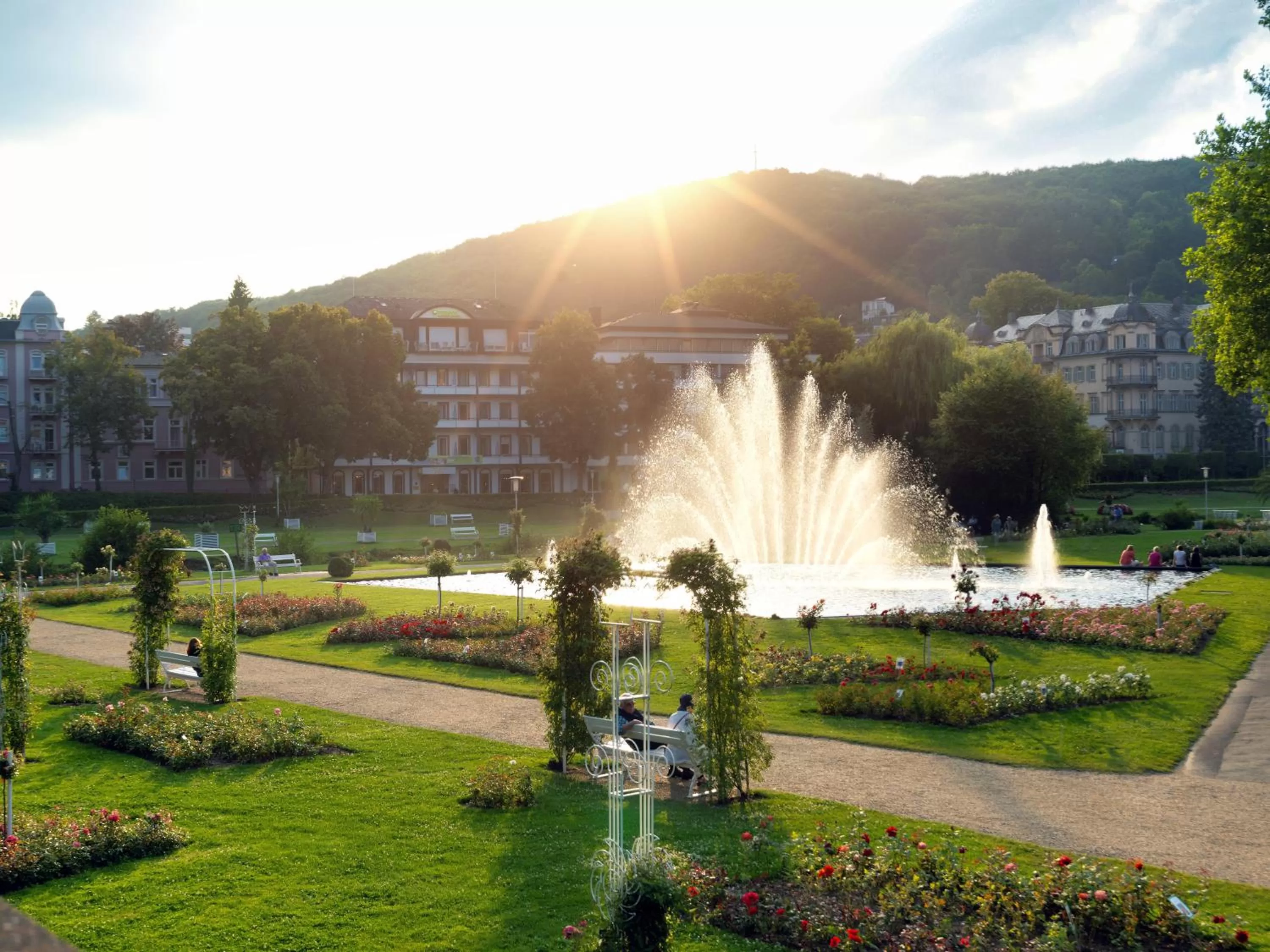 Bird's eye view in BRISTOL Hotel Bad Kissingen