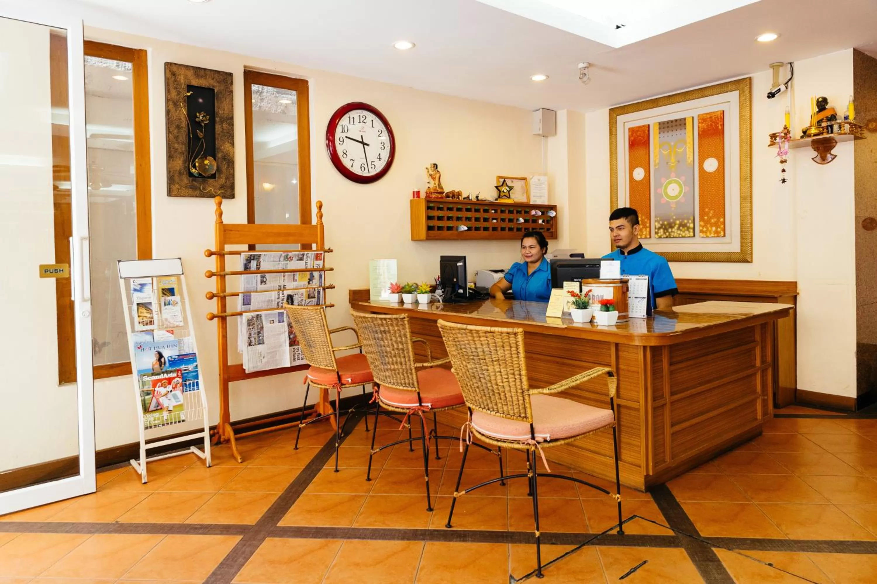 Lobby or reception in Thipurai Beach Hotel