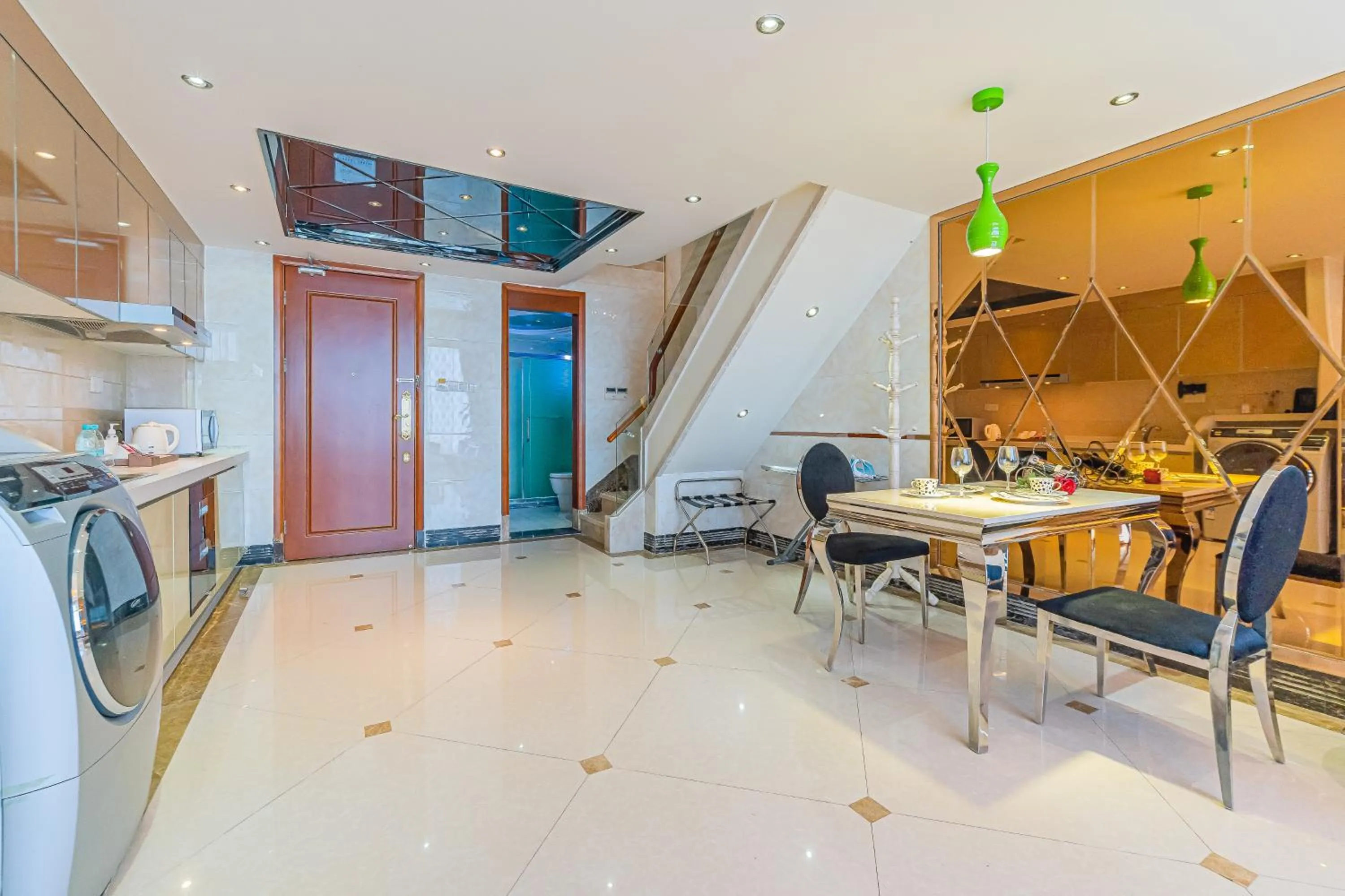 Kitchen or kitchenette in South & North International Apartment Beijing Road
