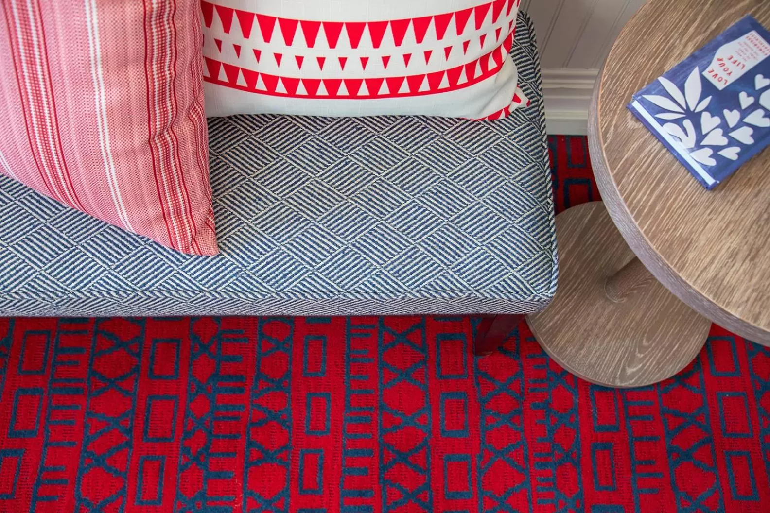 Seating area in Hotel Triton