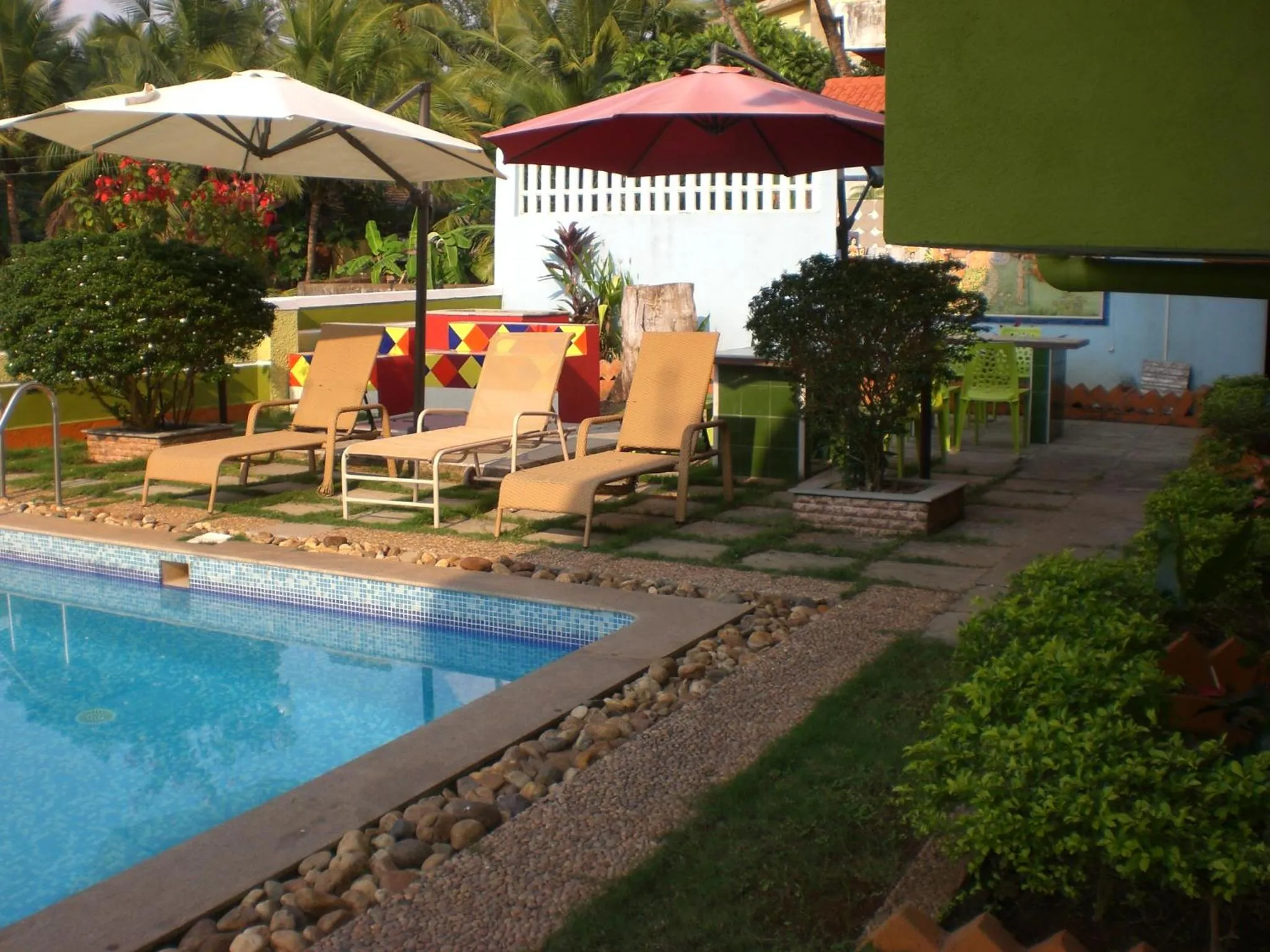 Swimming pool in A's Holiday Beach Resort