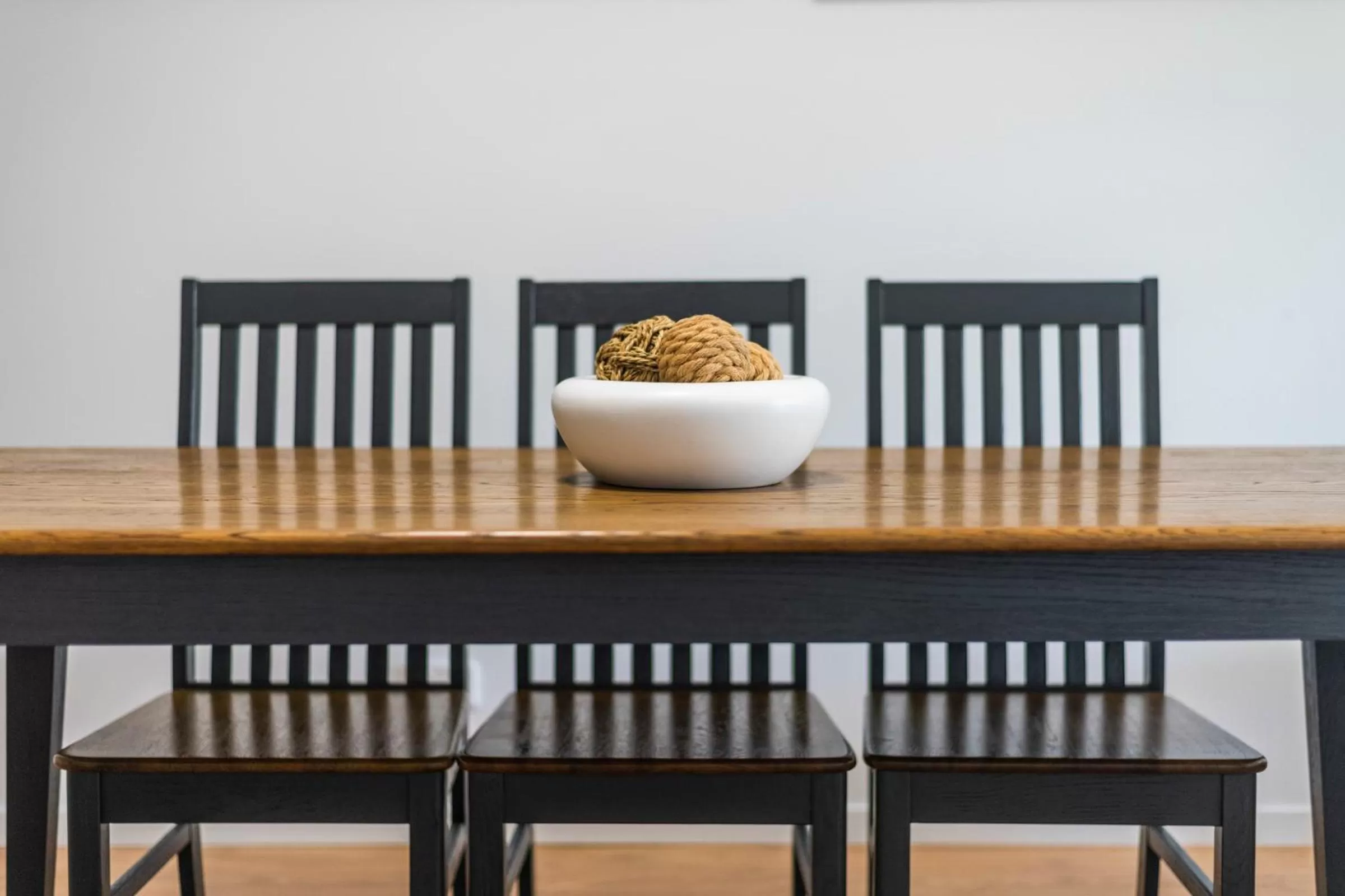 Dining area in Pacific Marina Apartments