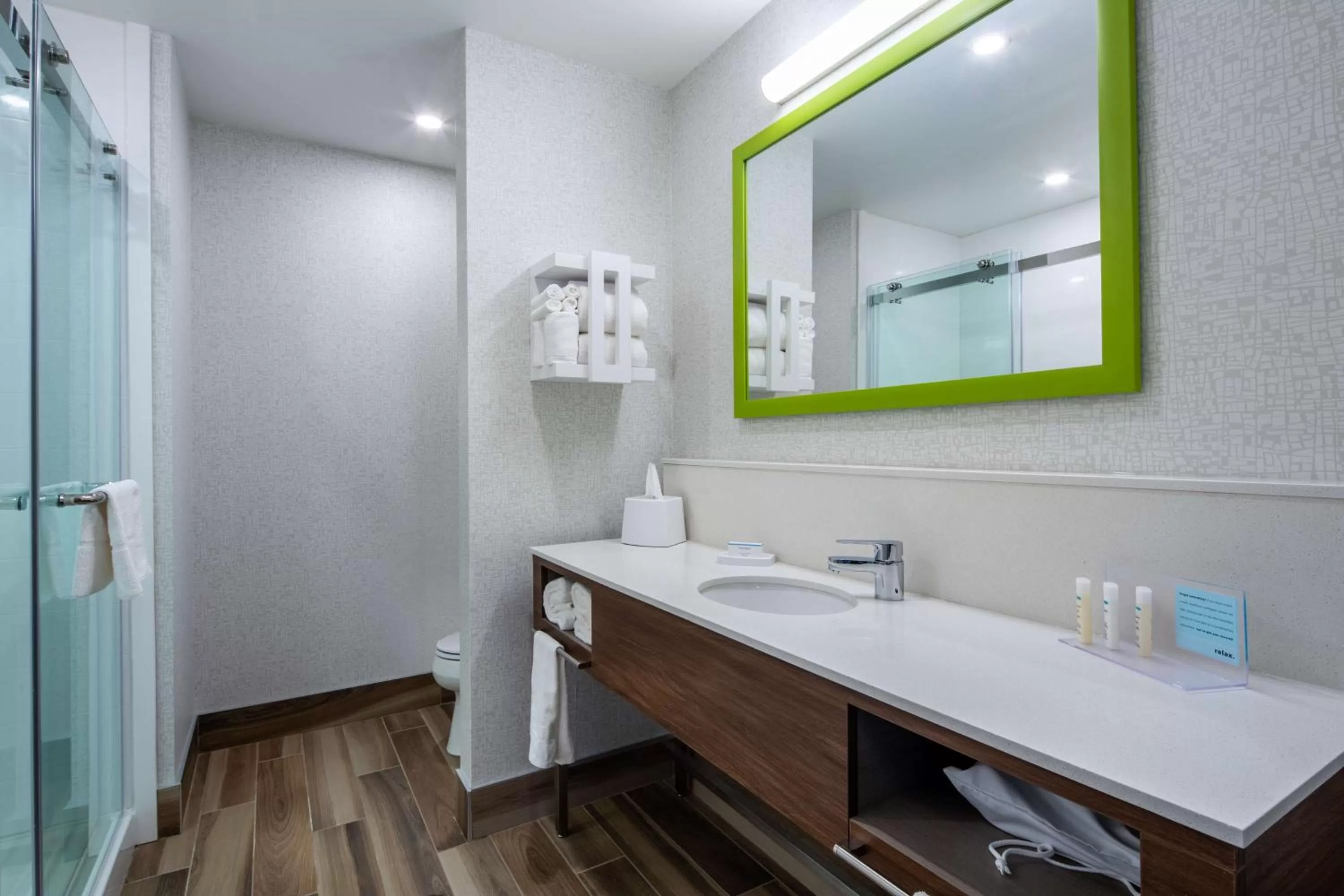 Bathroom in Hampton Inn & Suites Edmonton St. Albert, Ab