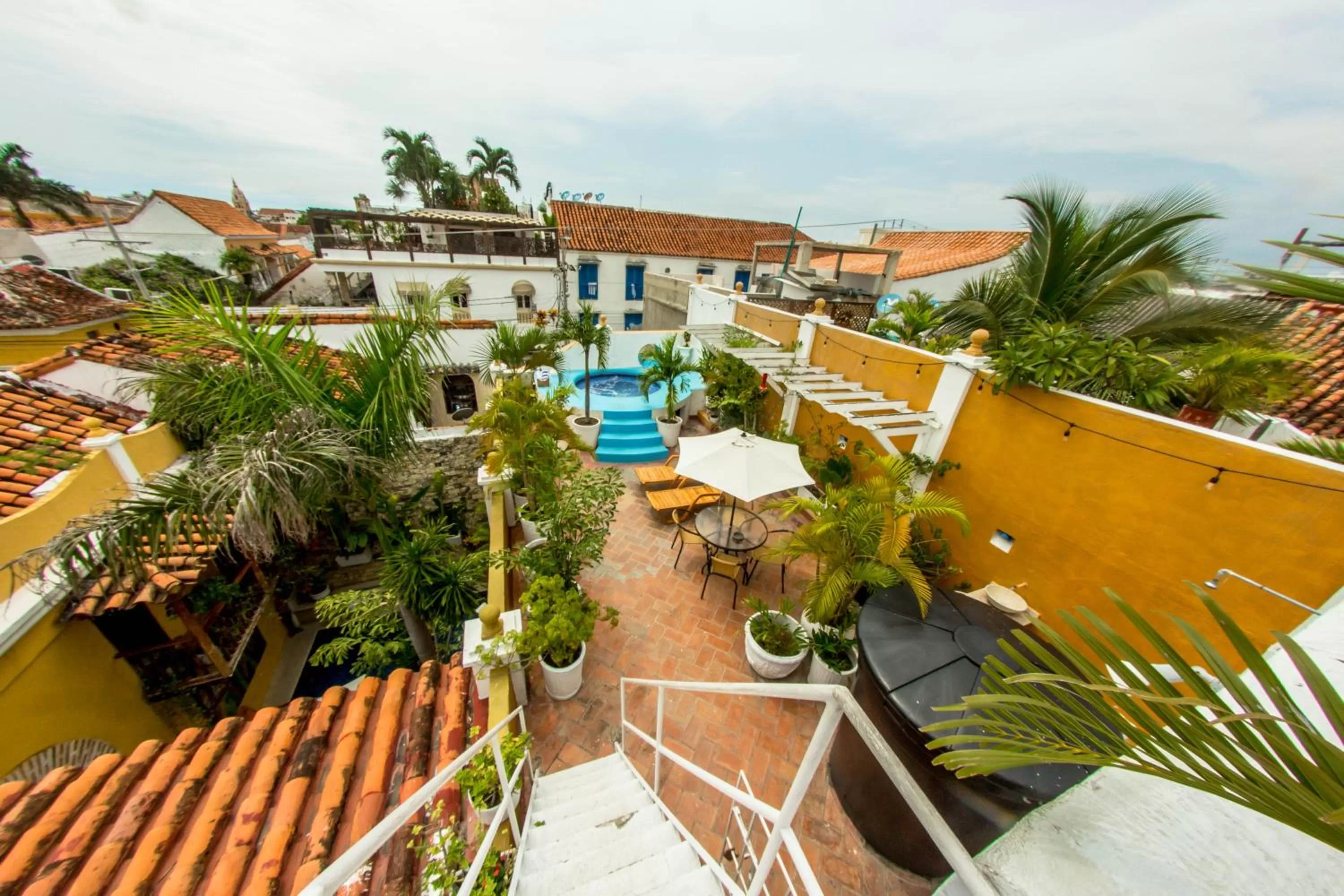 Balcony/Terrace, Pool View in Hotel Casa Gloria Boutique