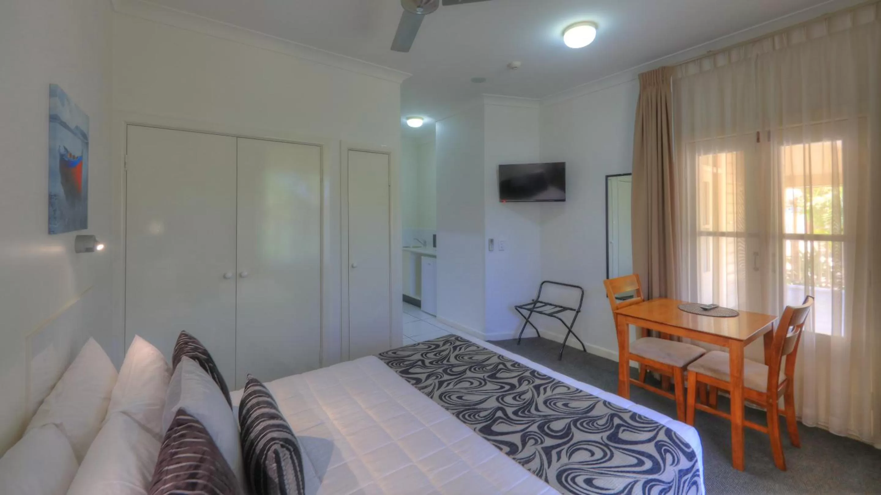 Bedroom, Bed in Heritage River Motor Inn