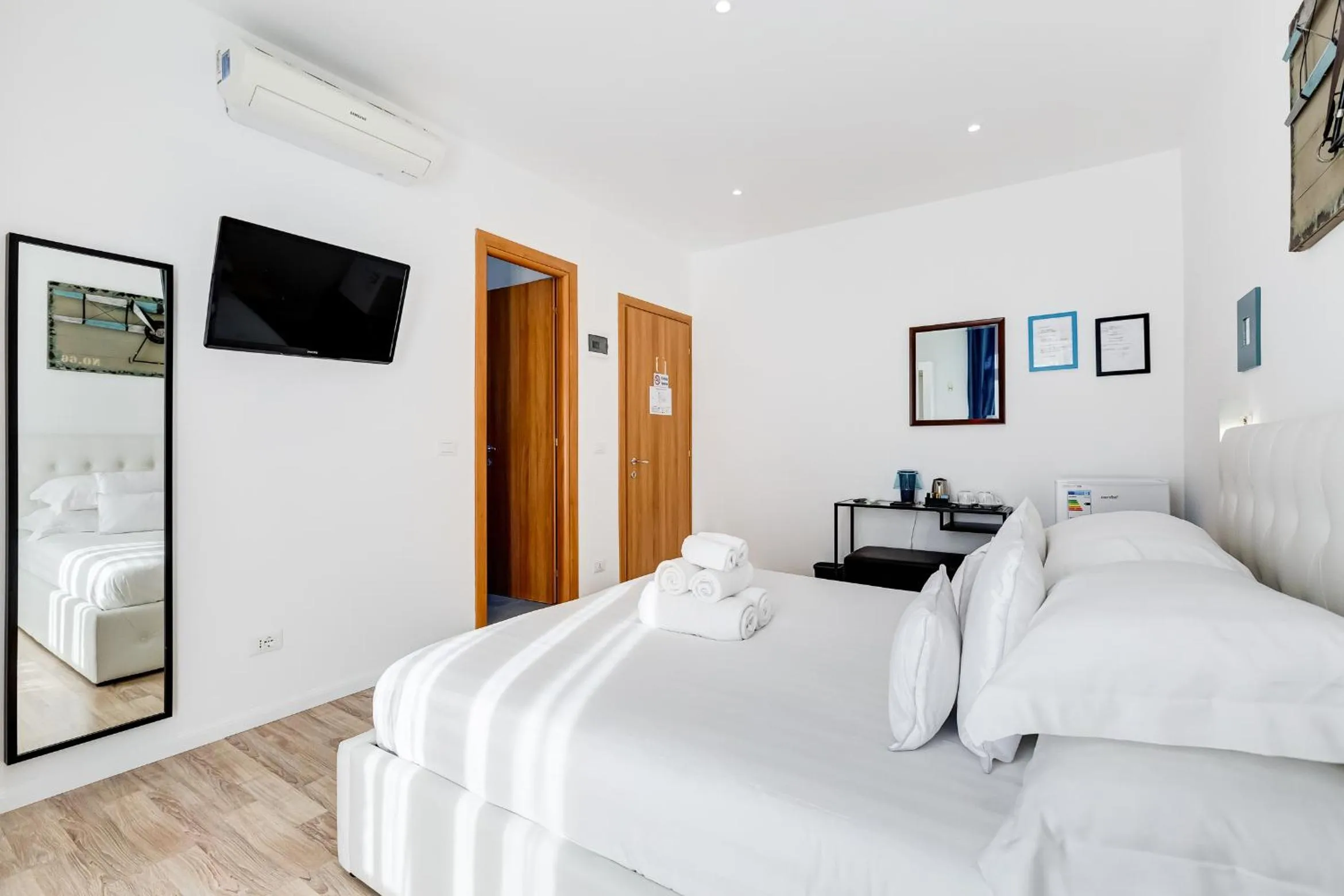 Bed in Ripetta Central Suites