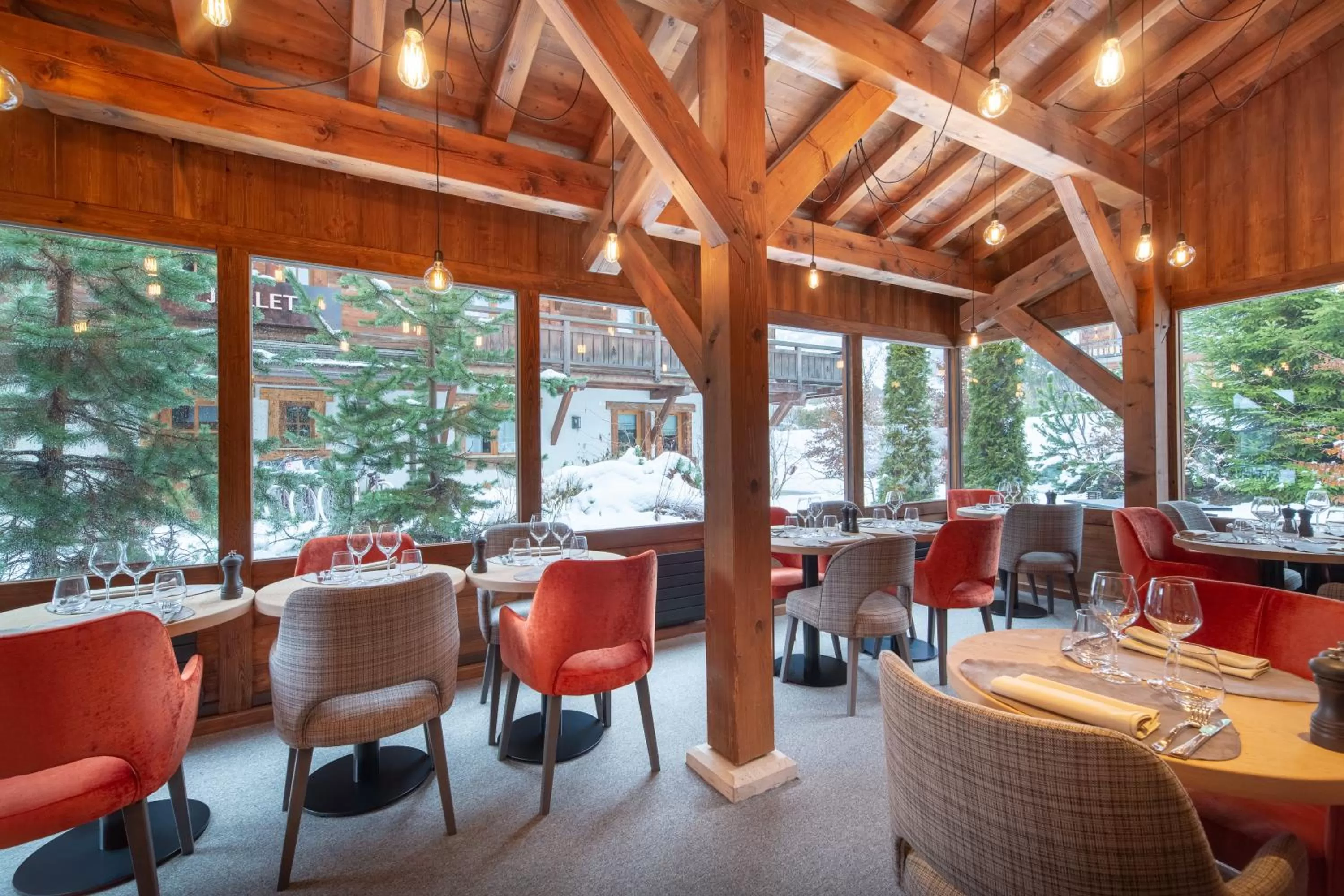 Staff in Les Loges Blanches Megève