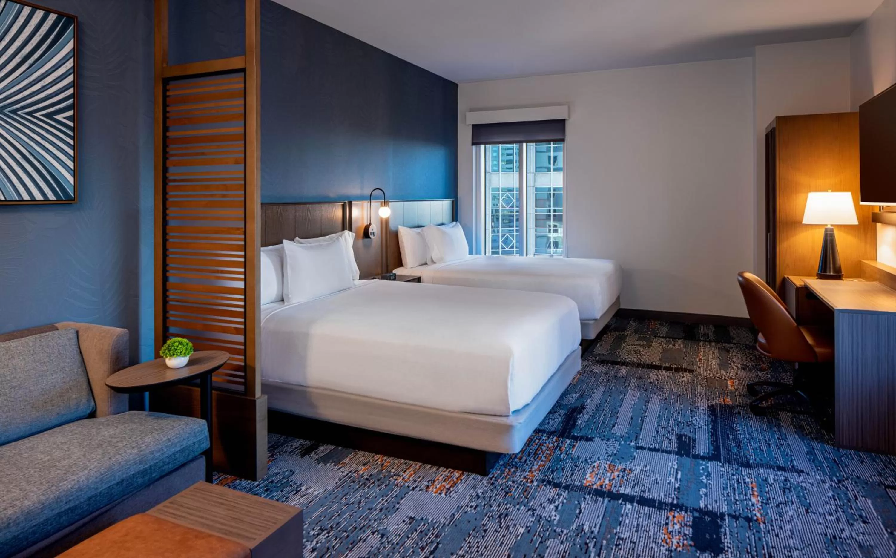 Queen Room with Two Queen Beds and View in Hyatt Place Tampa Downtown