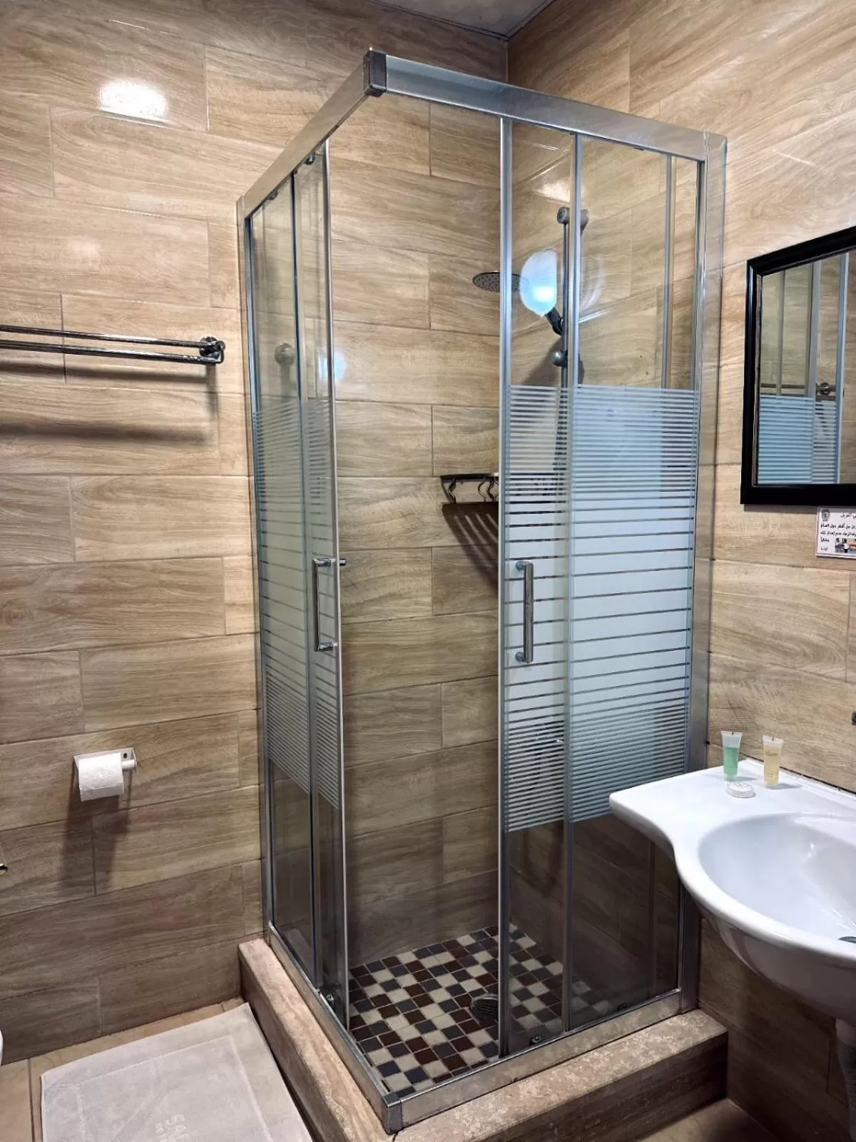 Shower in Balcony Hotel