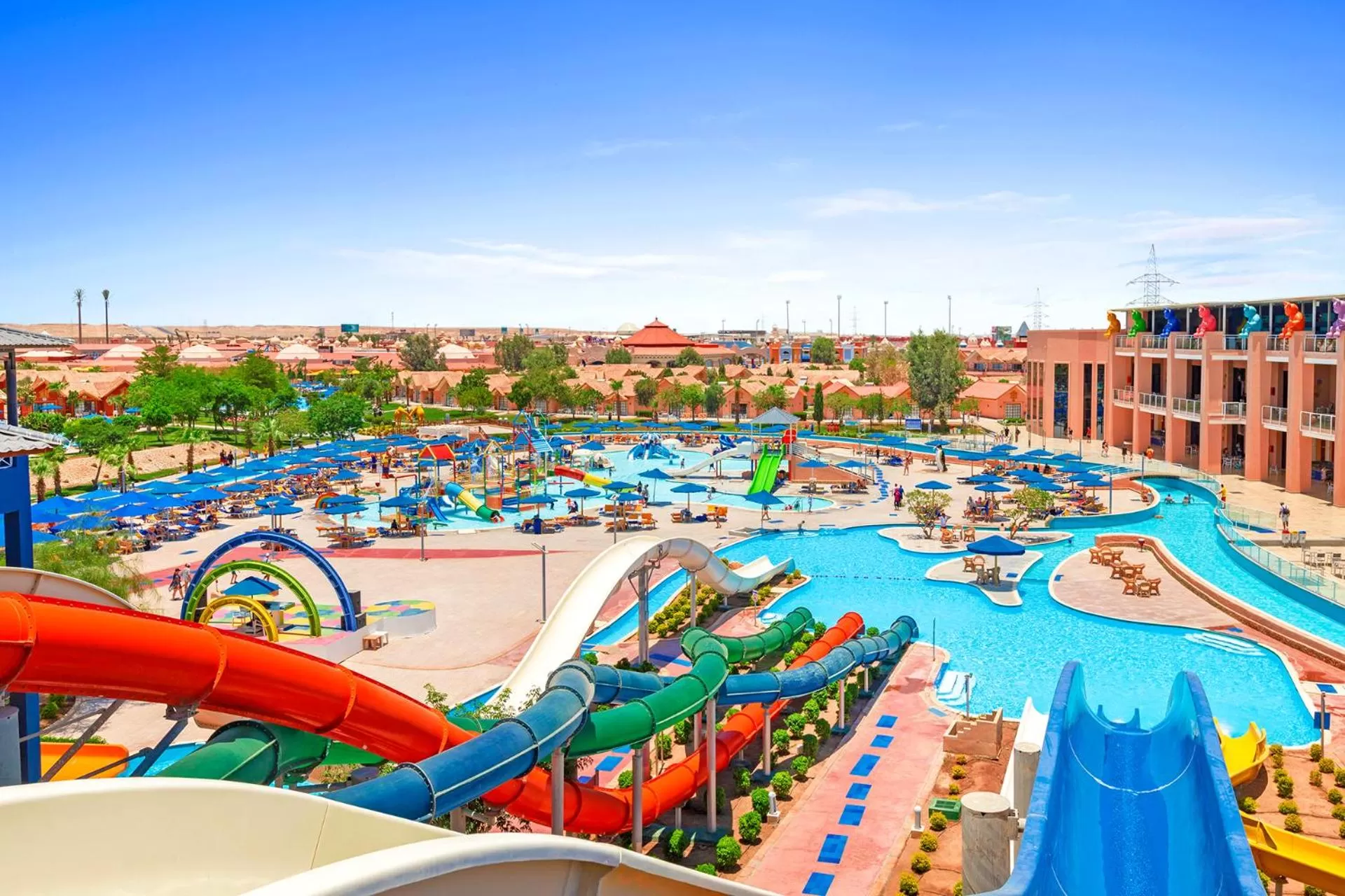 Aqua park in Pickalbatros Jungle Aqua Park - Neverland Hurghada