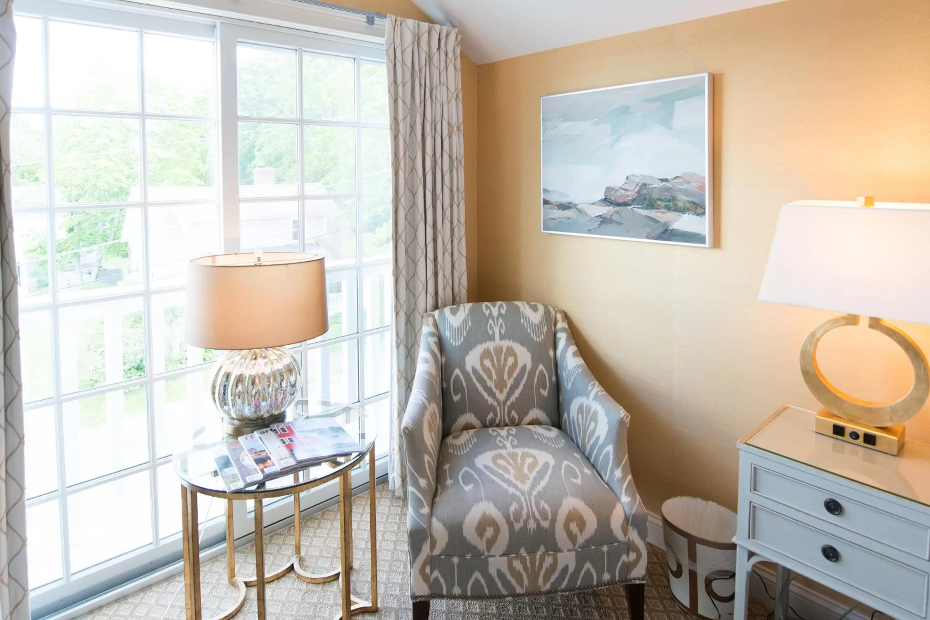 Seating area in The Grand Hotel