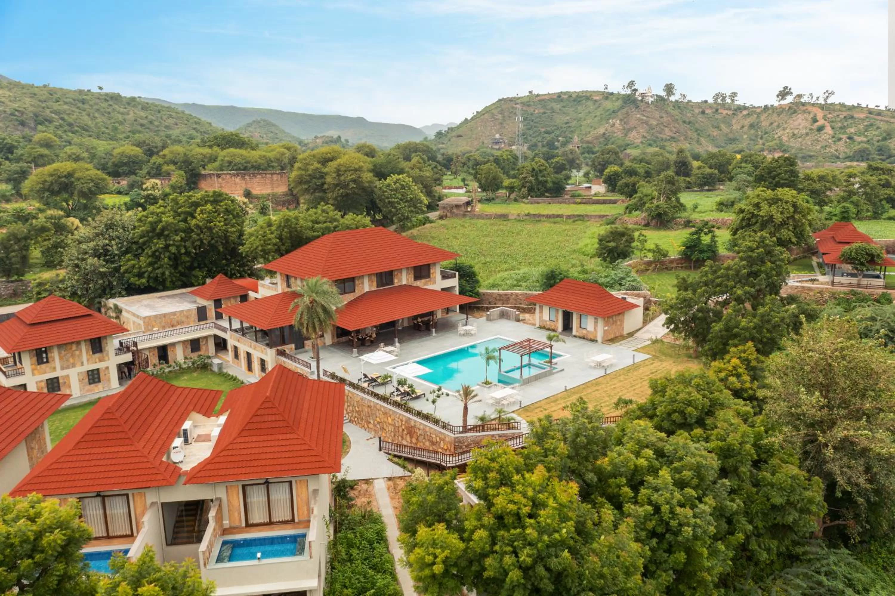 Property building in Sarasiruham Resort - Private Pool Villa in Udaipur