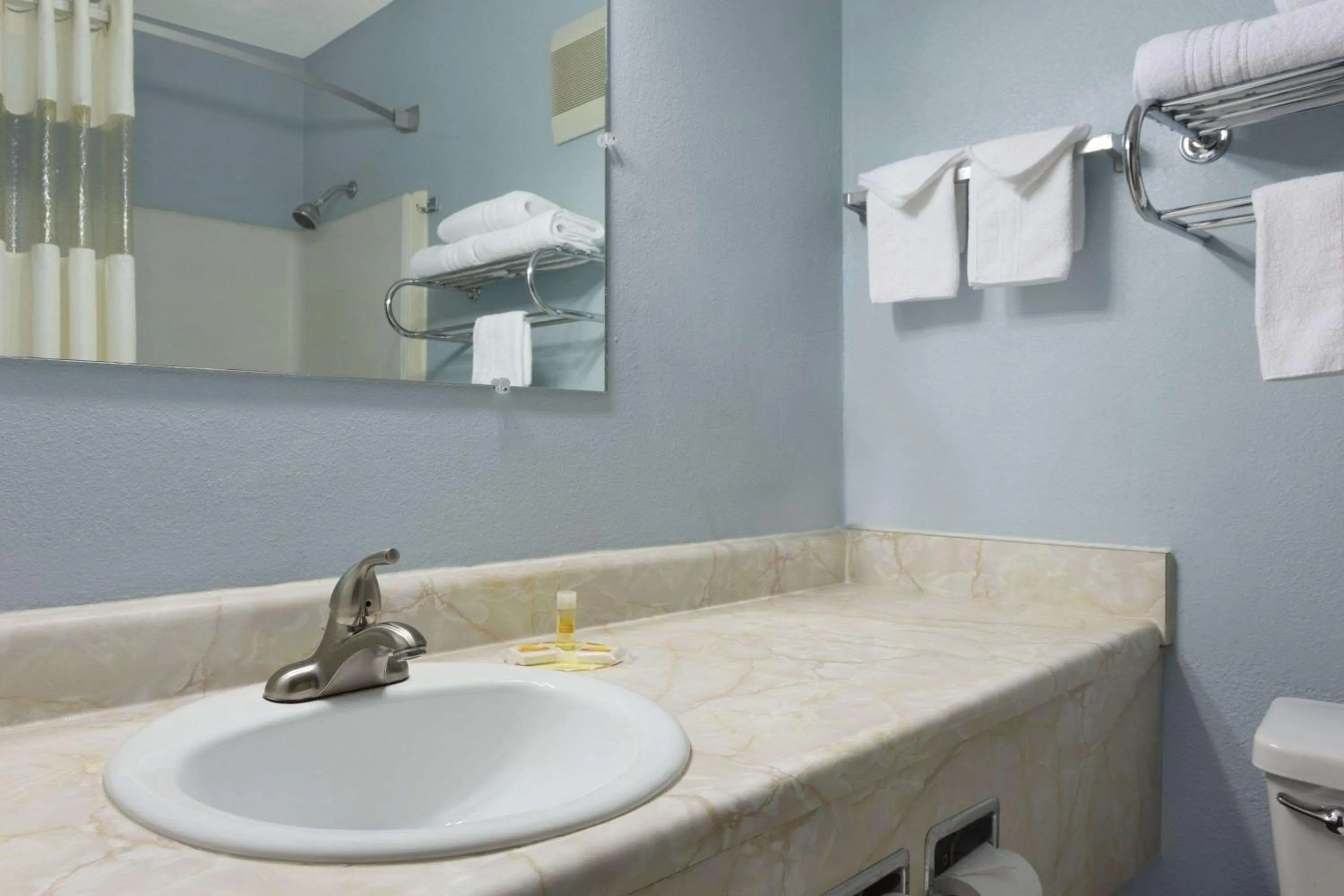 Bathroom in Days Inn by Wyndham Middletown