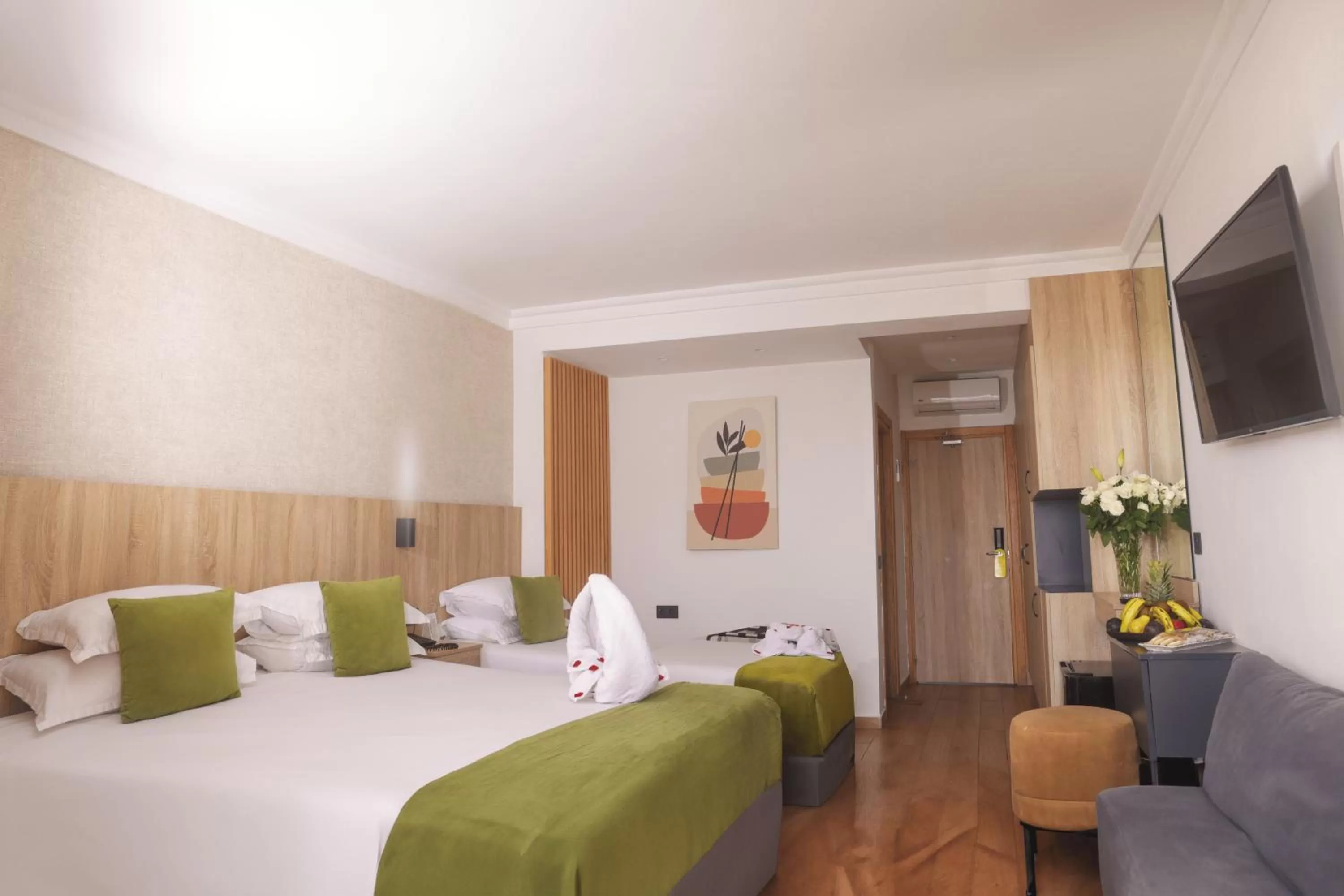 Family, Bed in Hotel Argana Agadir