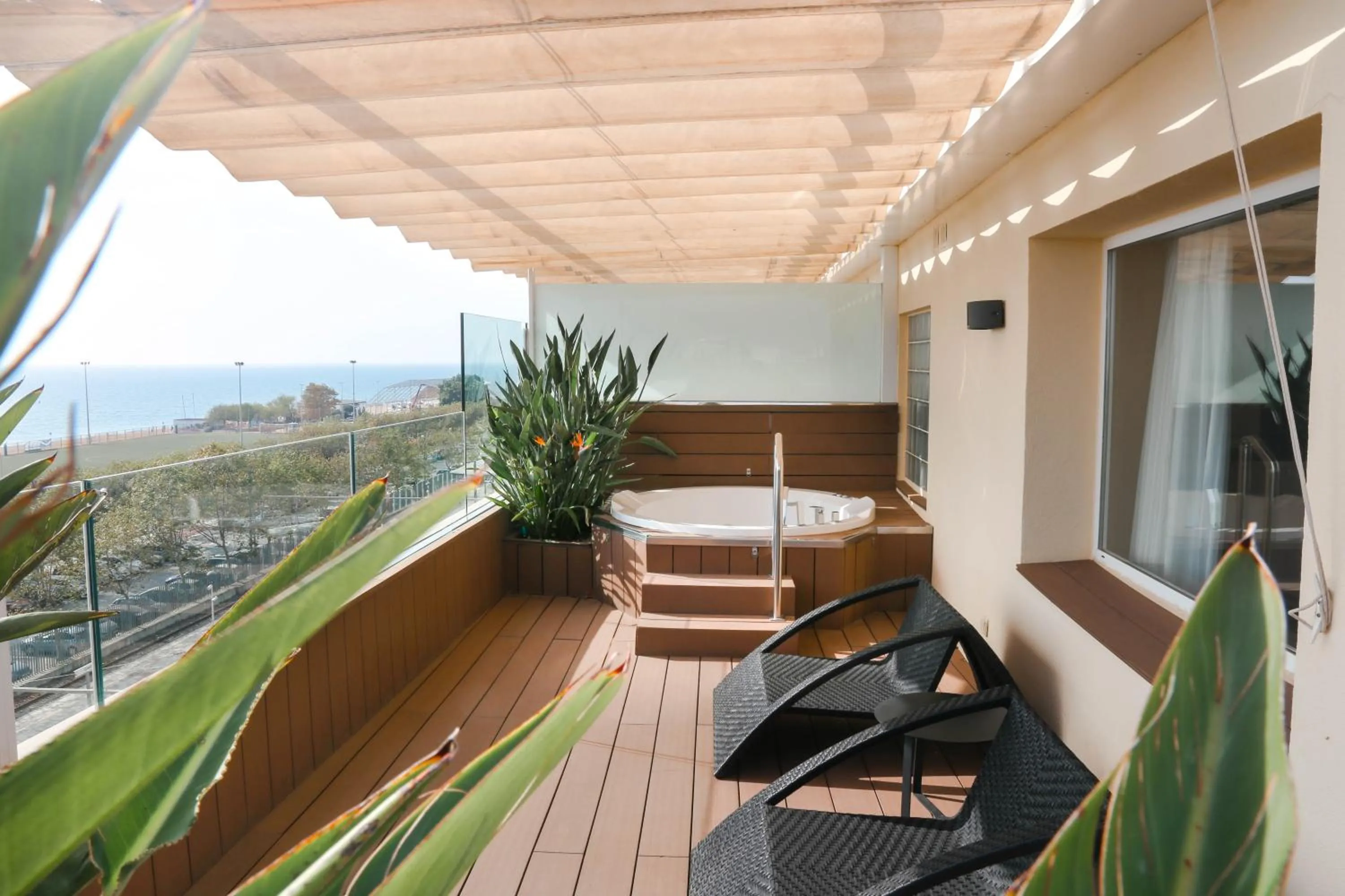 Balcony/Terrace in KAKTUS Hotel Volga