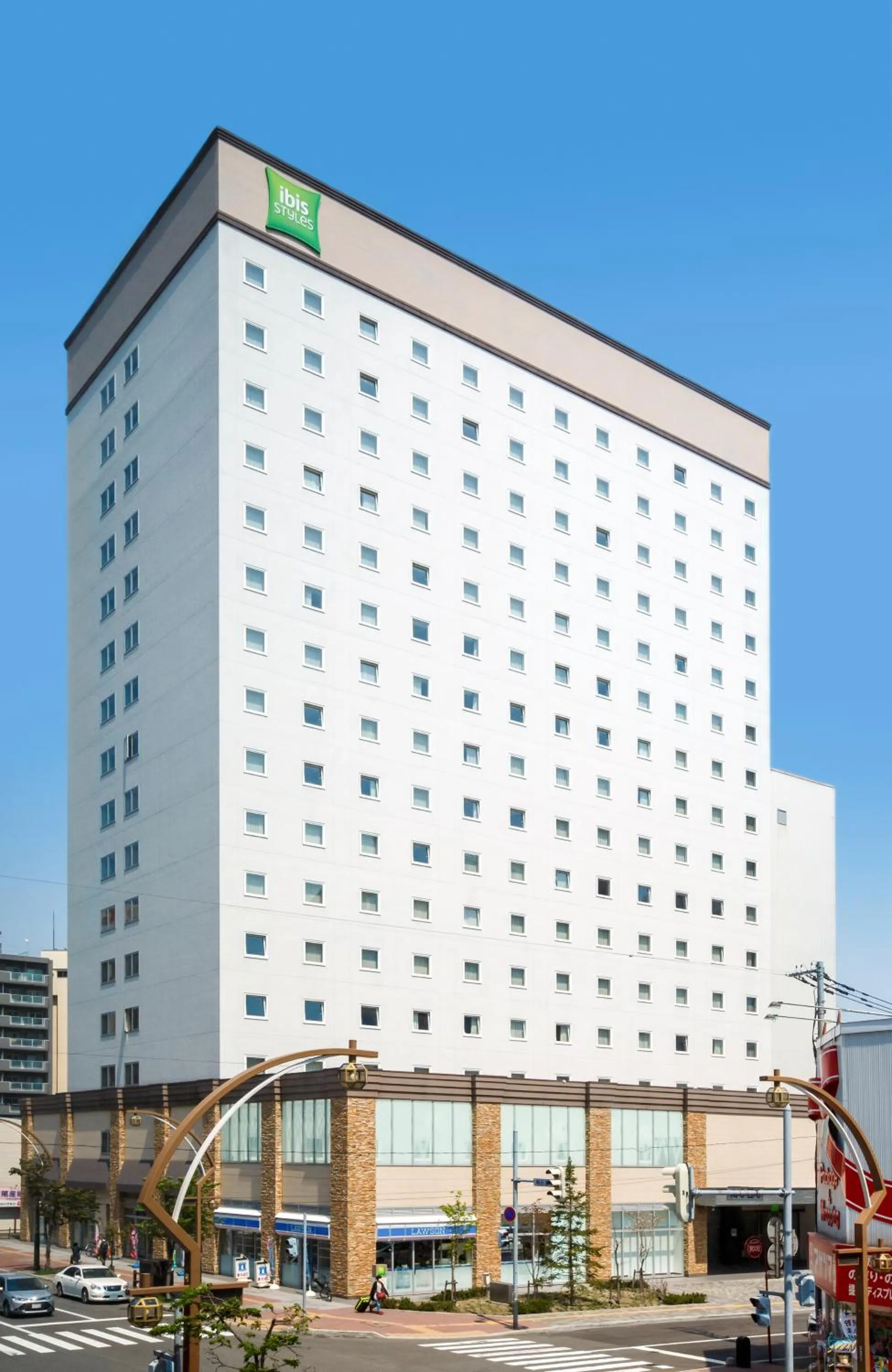 Facade/entrance in Ibis Styles Sapporo