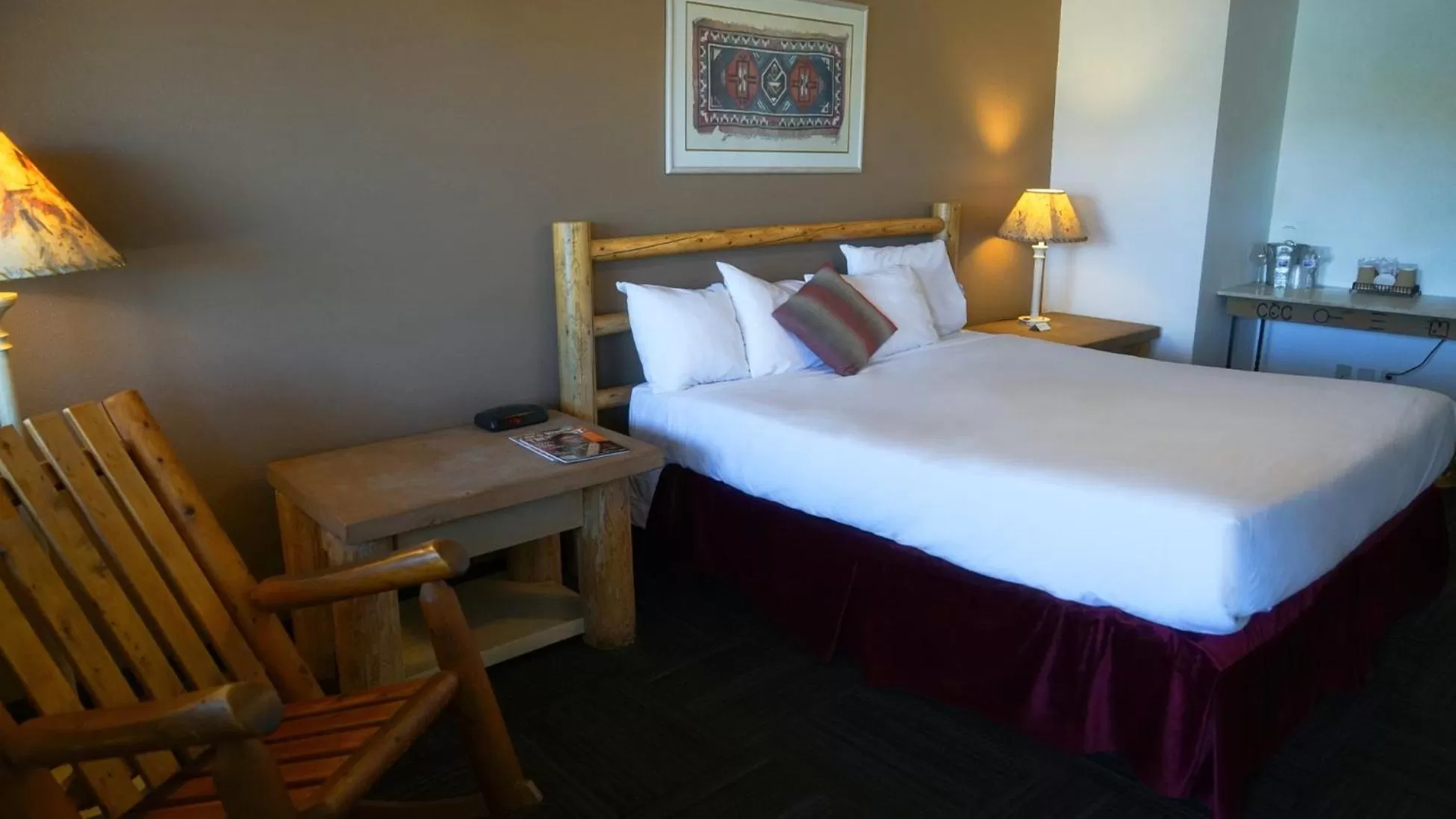 Bed in Fort Verde Suites