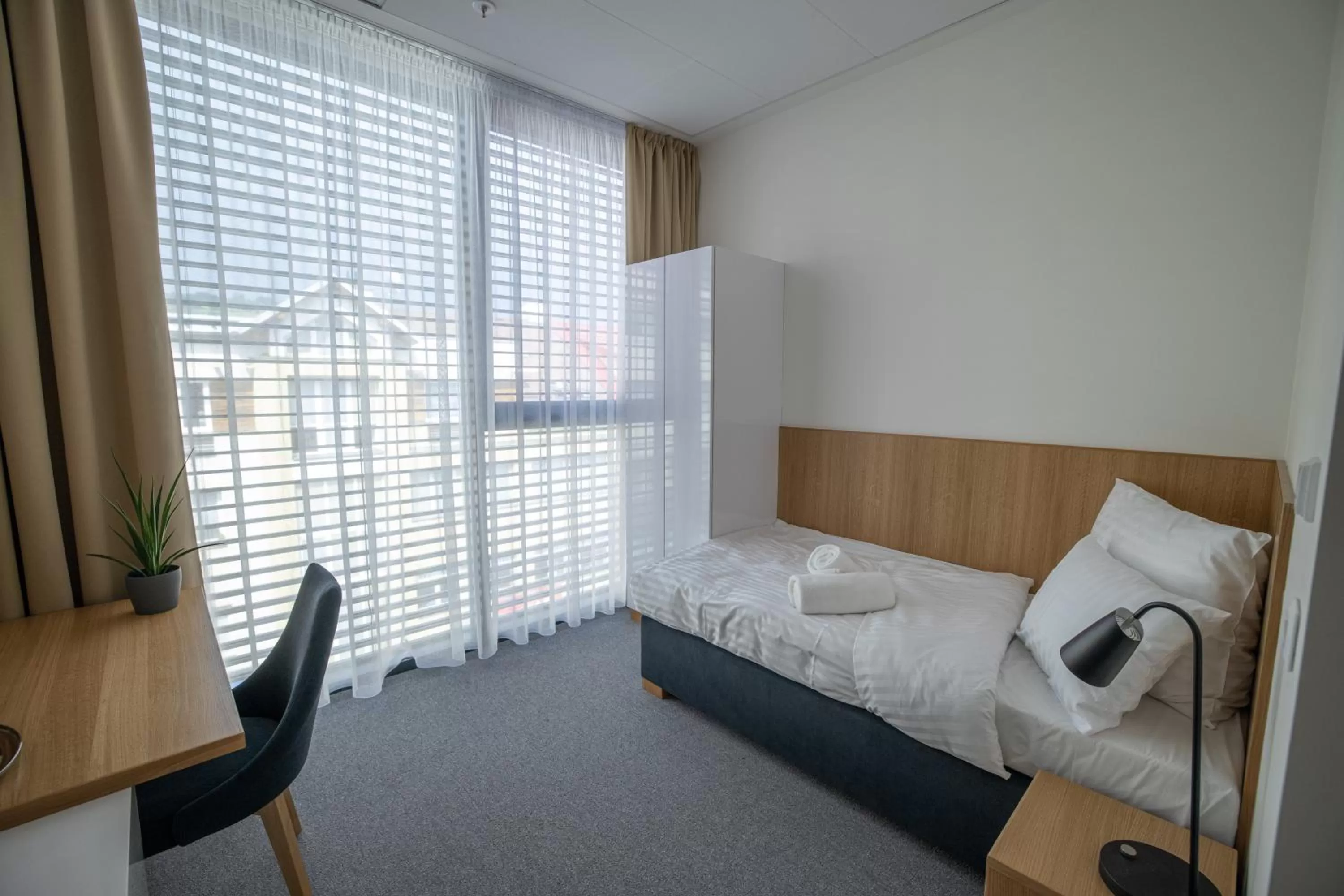 Bed in Hotel Smetanova