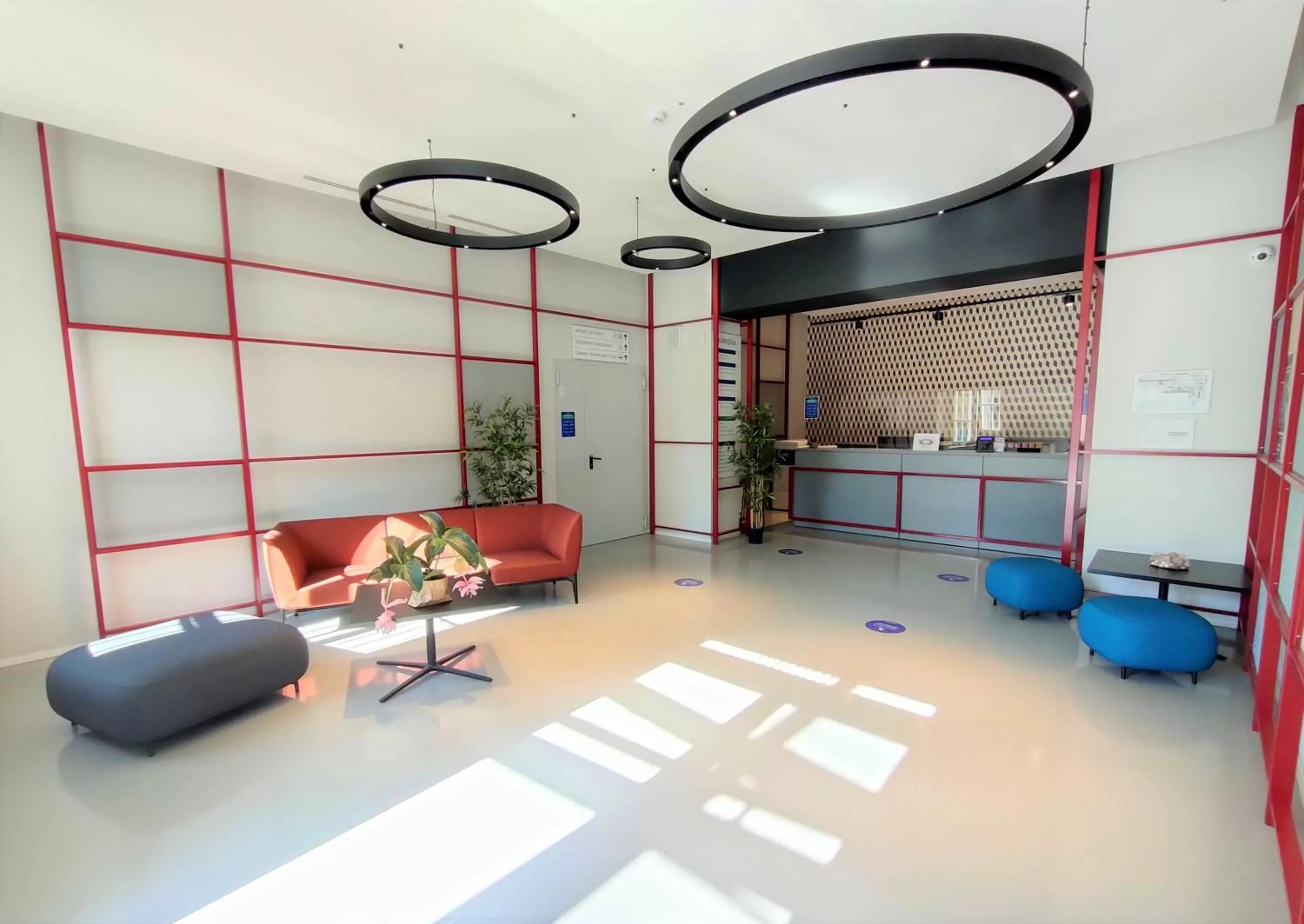 Lobby or reception in Camplus Bernini Casa per Ferie