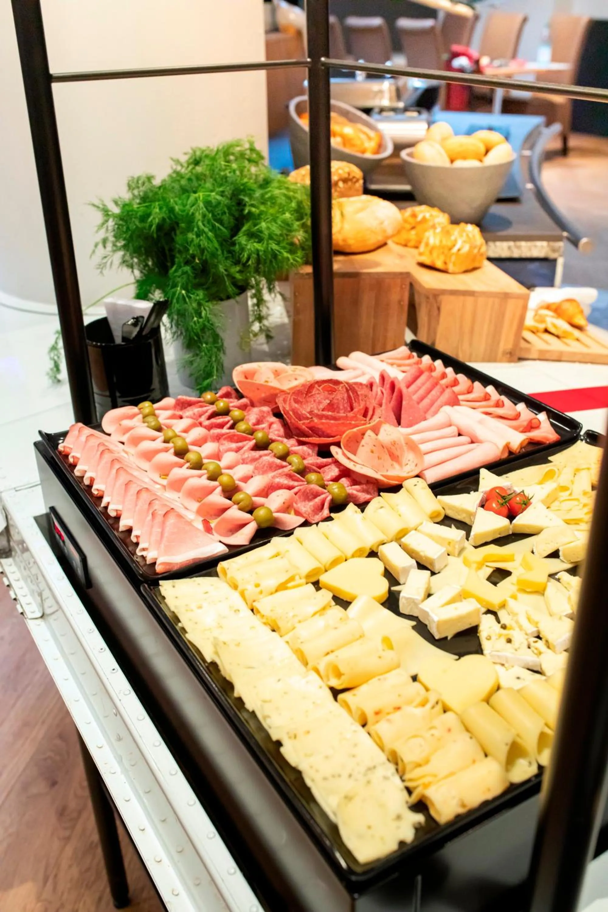 Buffet breakfast in ACHAT Hotel Stuttgart Airport Messe