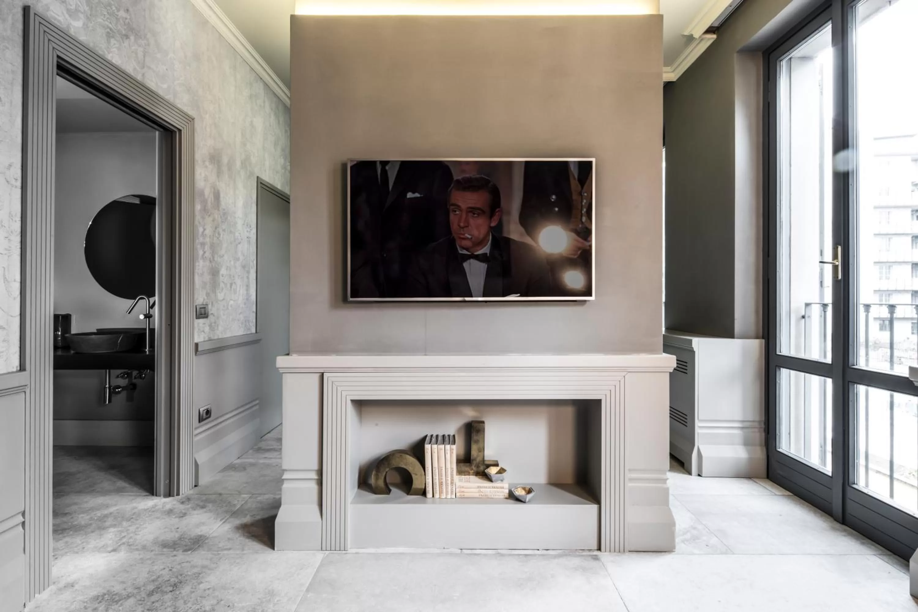 Decorative detail in Palazzo Cornalia