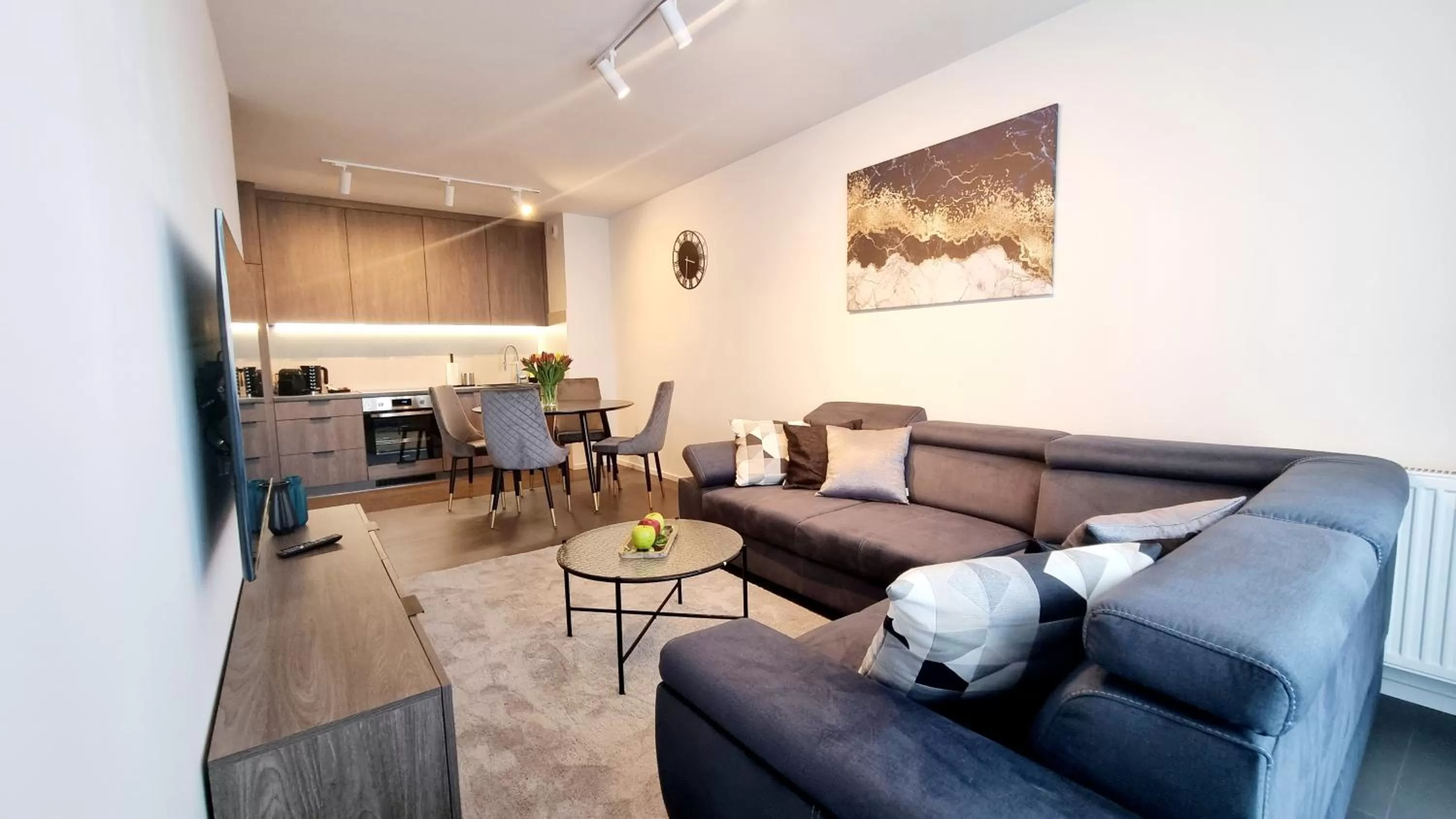 TV and multimedia in NOOK NOOK Apartments Bytkowska 103