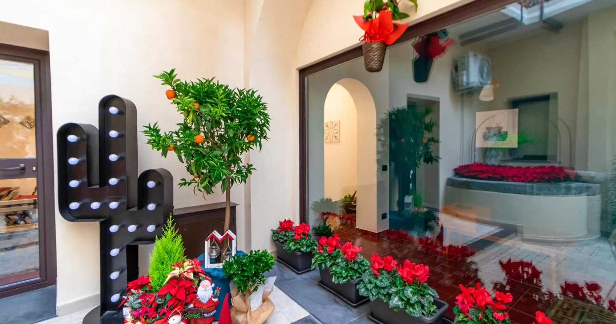 Inner courtyard view in Siculis