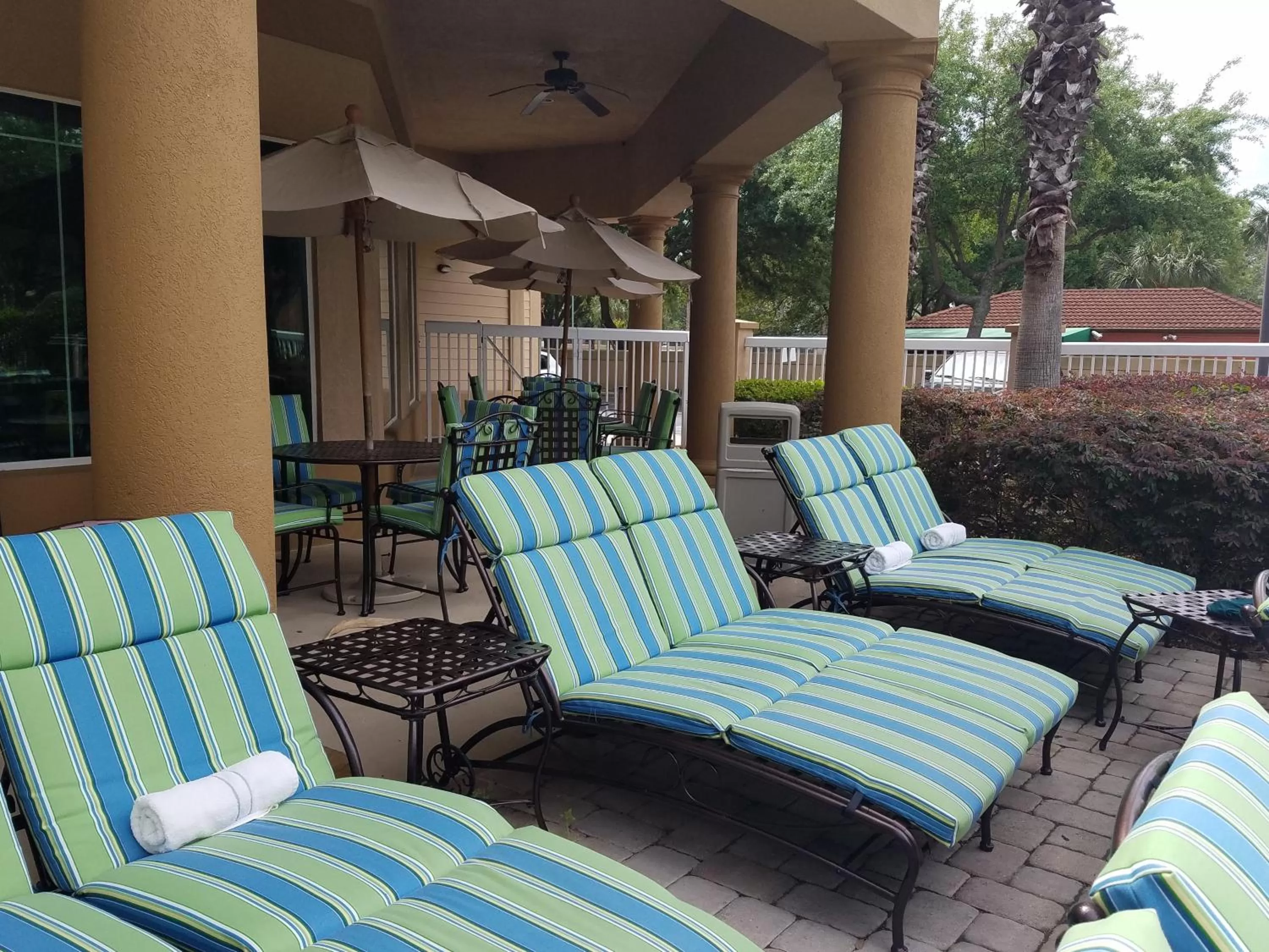 Patio in Hawthorn Suites by Wyndham Lake Buena Vista, a staySky Hotel & Resort