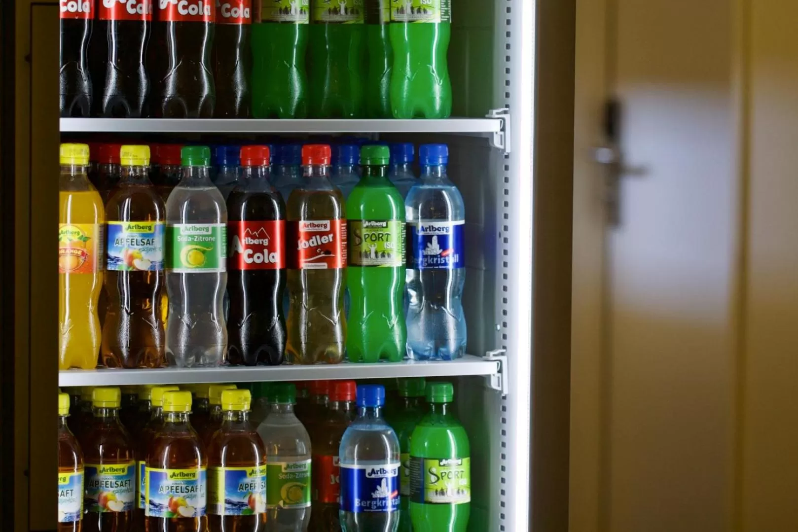 Drinks in Motel Engel - self checkin