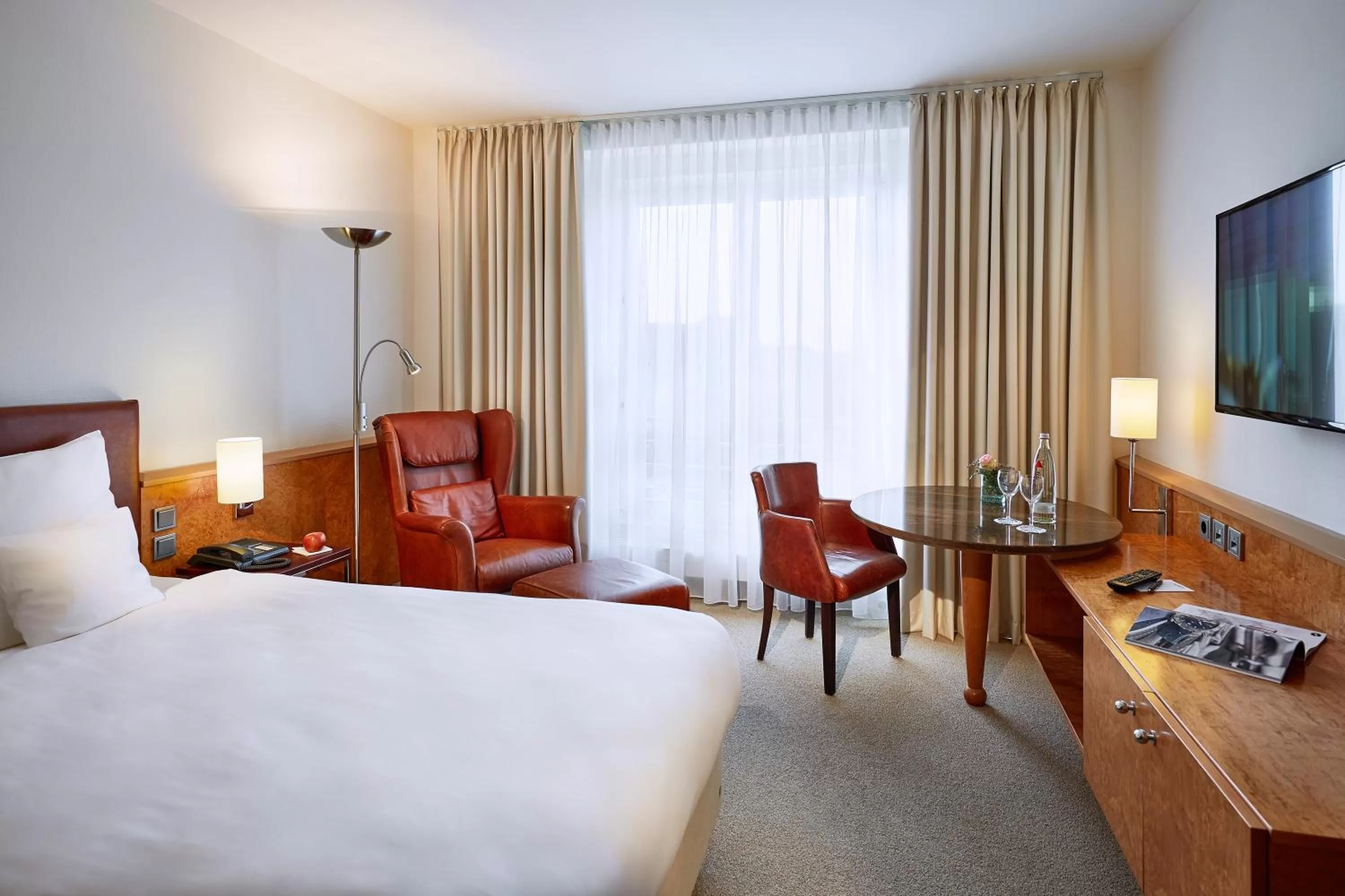 Photo of the whole room, Bed in Lindner Hotel Dusseldorf Airport, part of JdV by Hyatt
