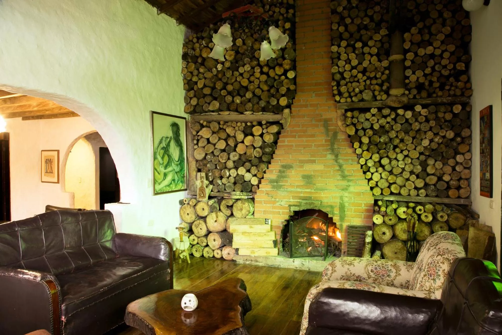 Seating area in Finca Campestre La Adelita B&B