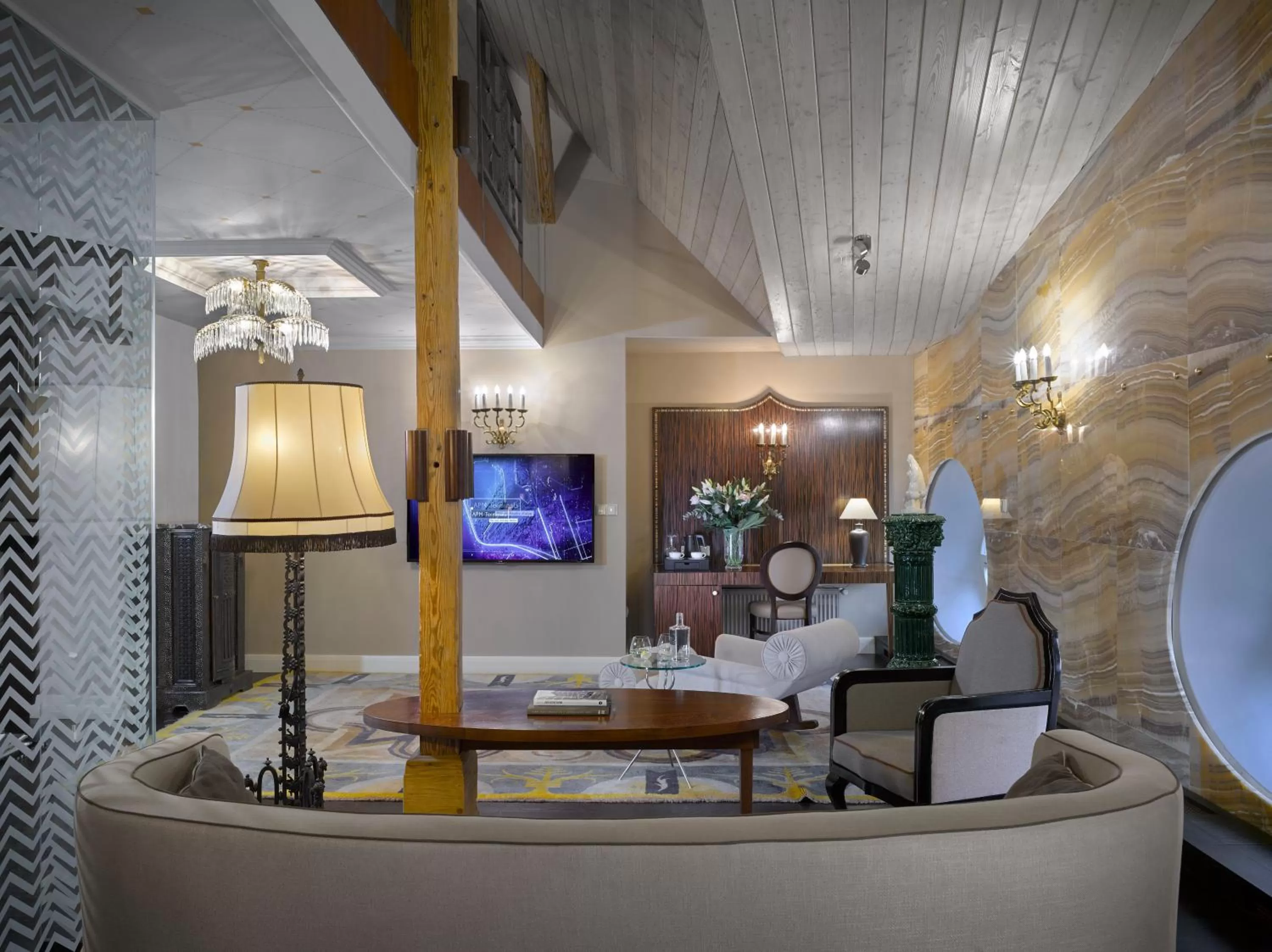 Living room in Grandezza Hotel Luxury Palace