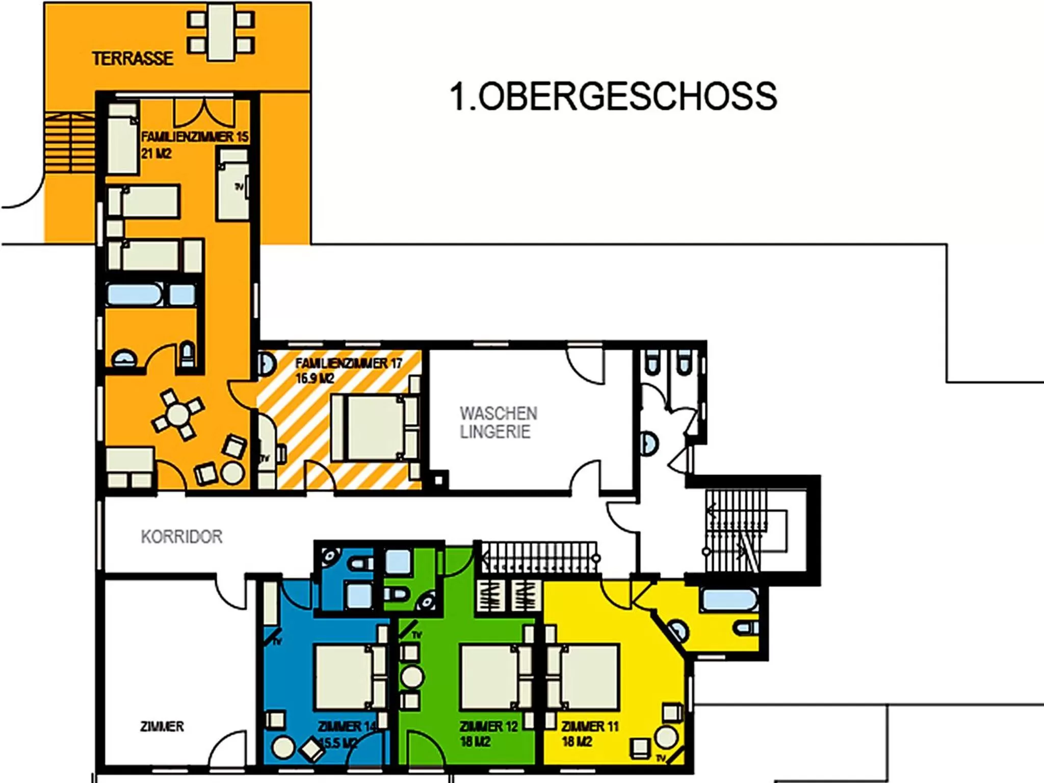 Floor plan in Landgasthof Zollhaus
