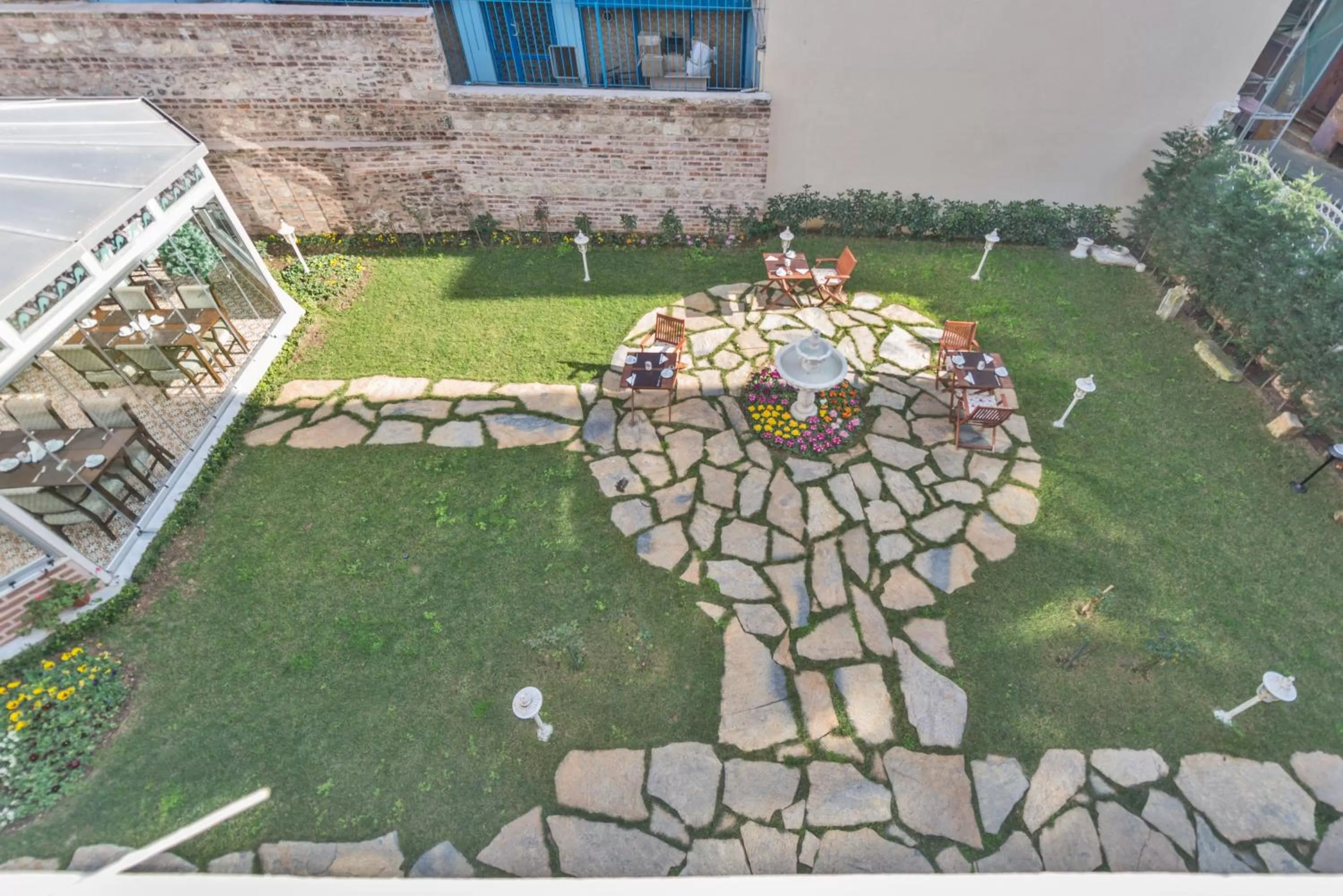 Garden in Enderun Hotel Istanbul