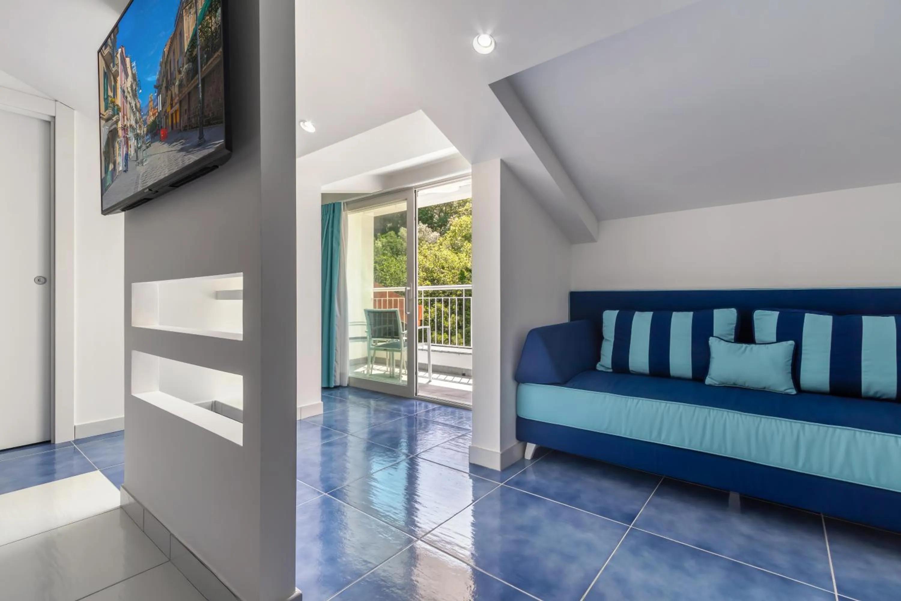 Seating area in Hotel Metropole