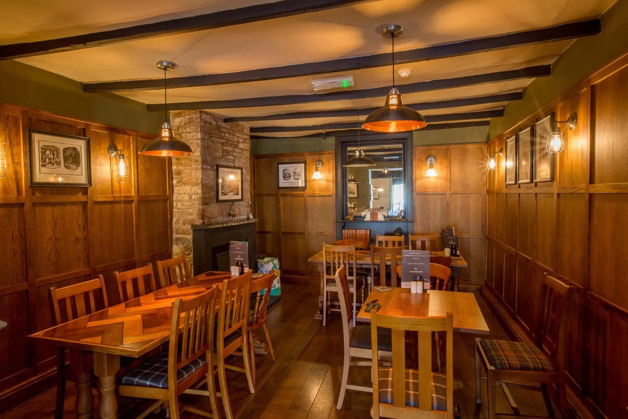 Dining area in The Howard Arms
