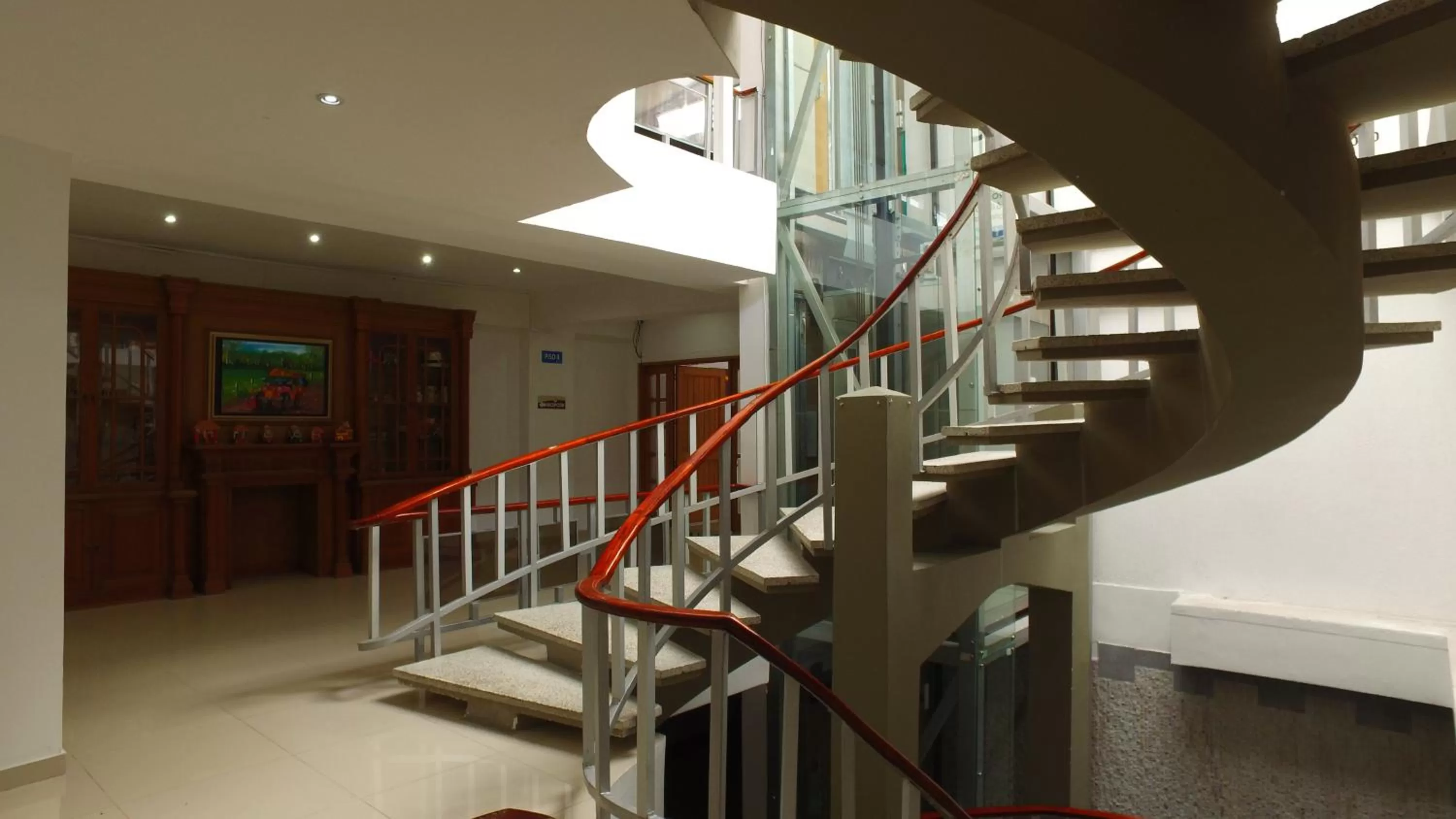 Lobby or reception in Hotel Cafe Plaza