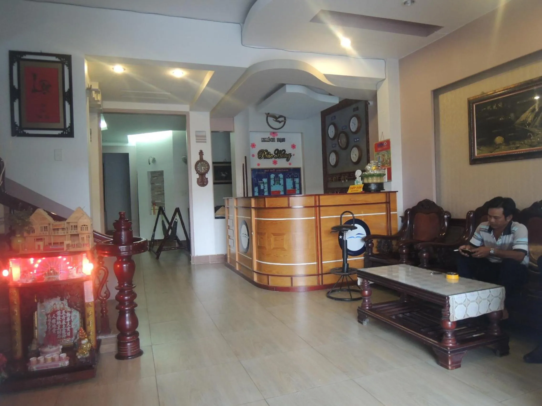 Lobby or reception in Phuc Hung Hotel