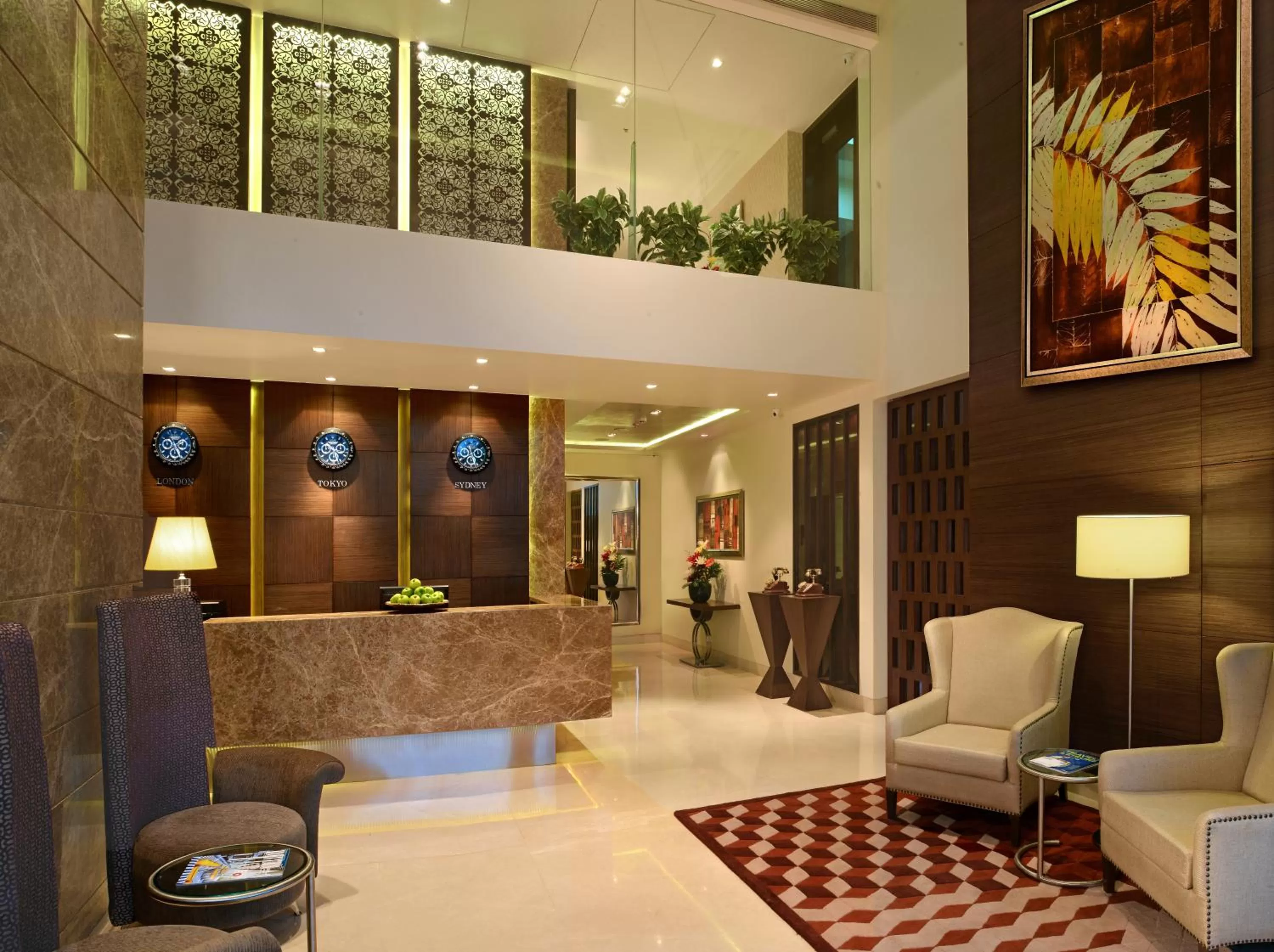 Lobby or reception in Residency Sarovar Portico
