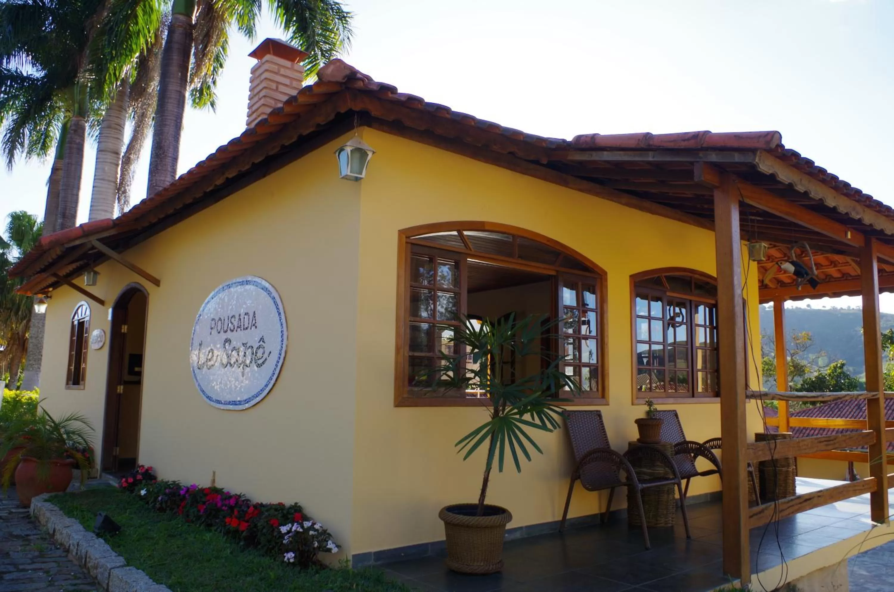 Patio in Pousada Le Sapê